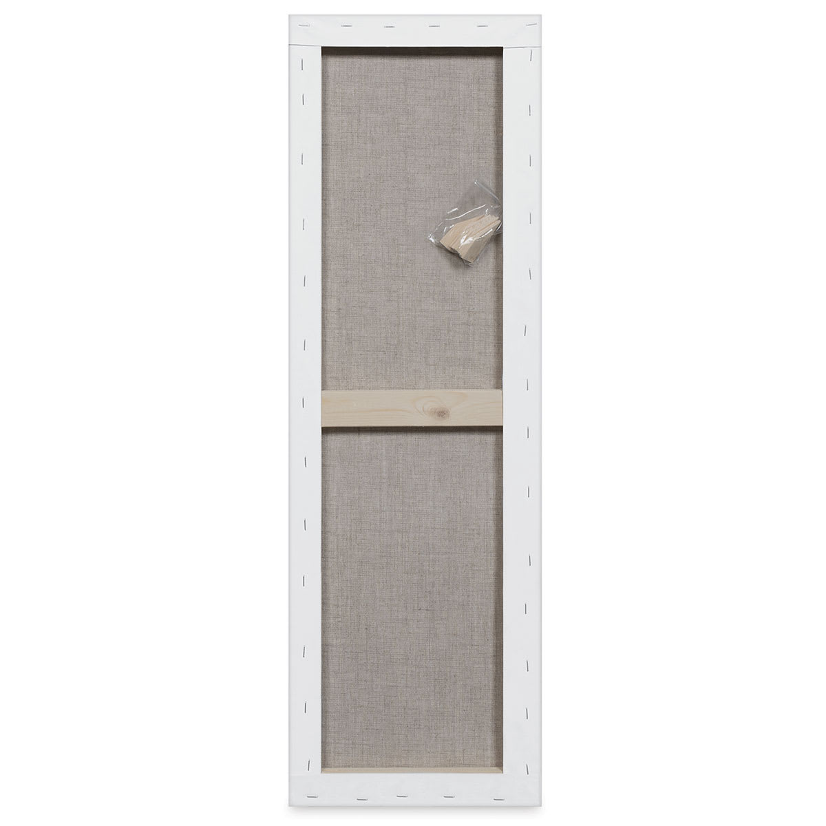 Blick Studio Linen Stretched Canvas - 12" x 36", Traditional 3/4" Profile (back)