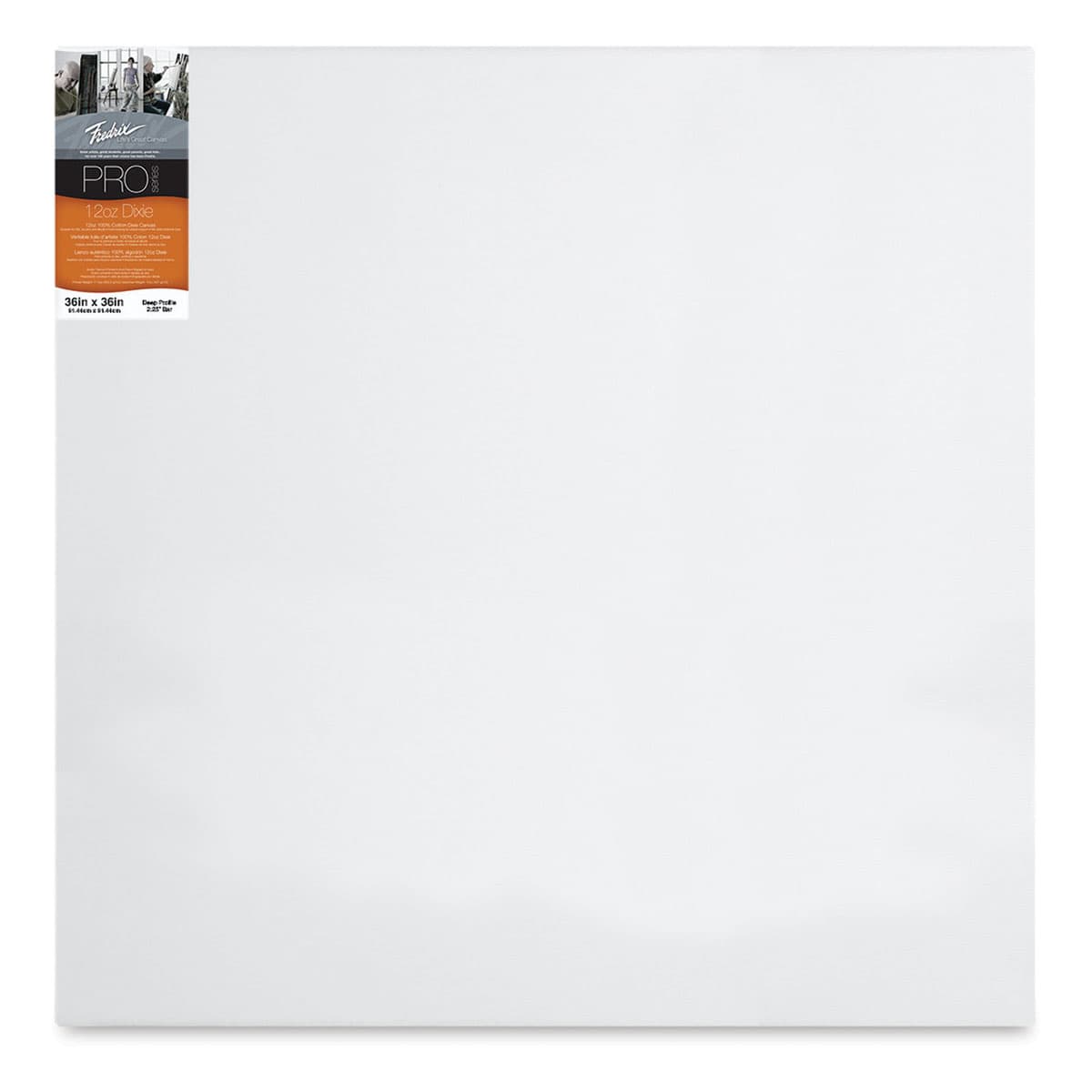Fredrix Pro Series Dixie Museum Profile Canvas - 36" x 36", 2-1/4" Profile