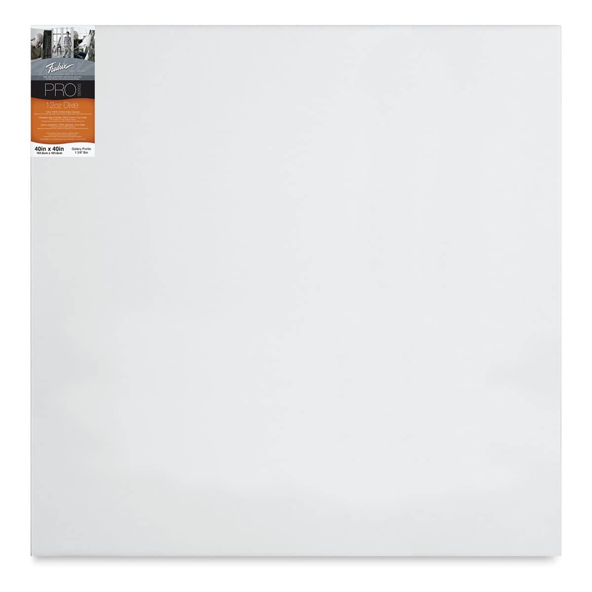 Fredrix Pro Series Dixie Gallery Profile Canvas - 40" x 40", 1-3/8" Profile