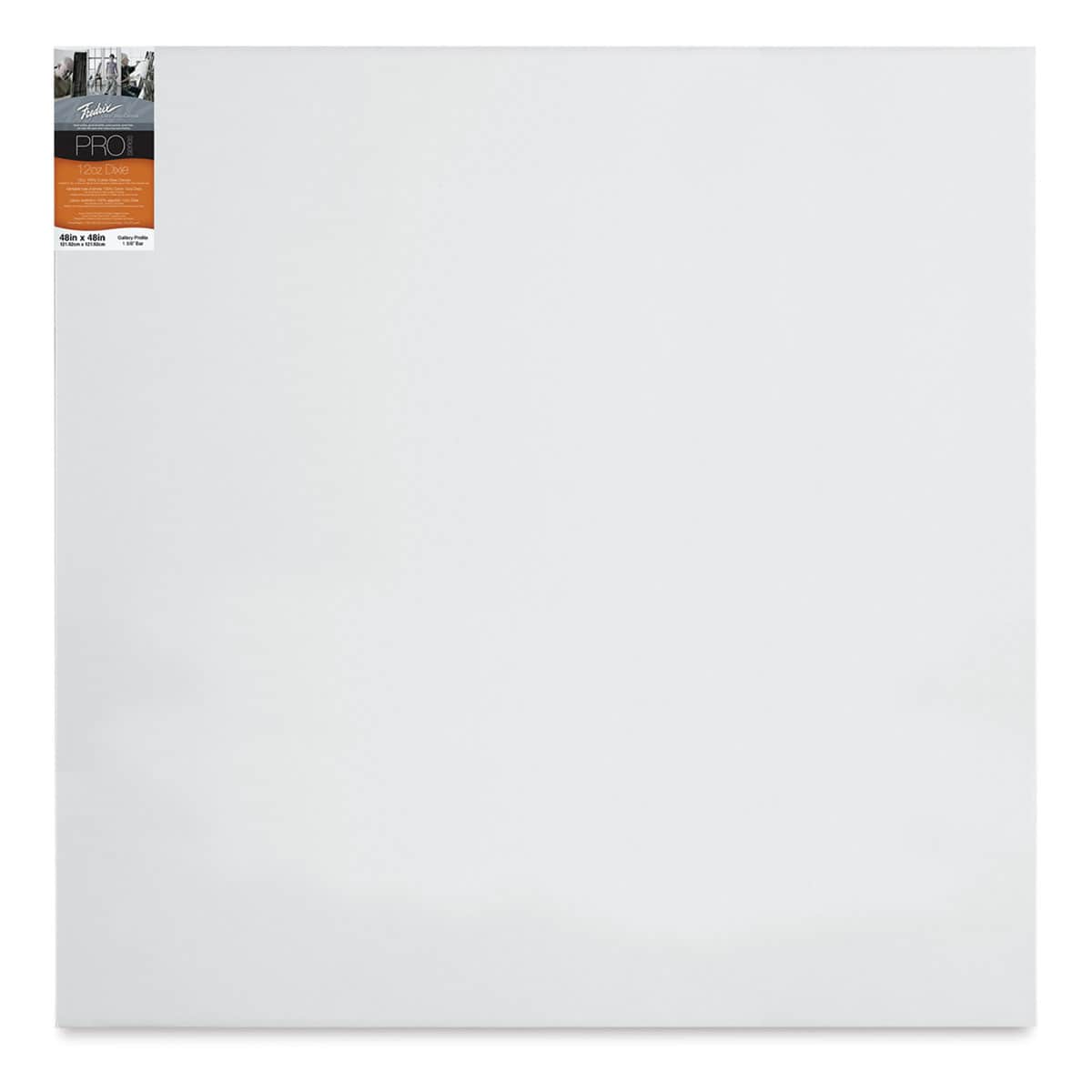 Fredrix Pro Series Dixie Gallery Profile Canvas - 48" x 48", 1-3/8" Profile