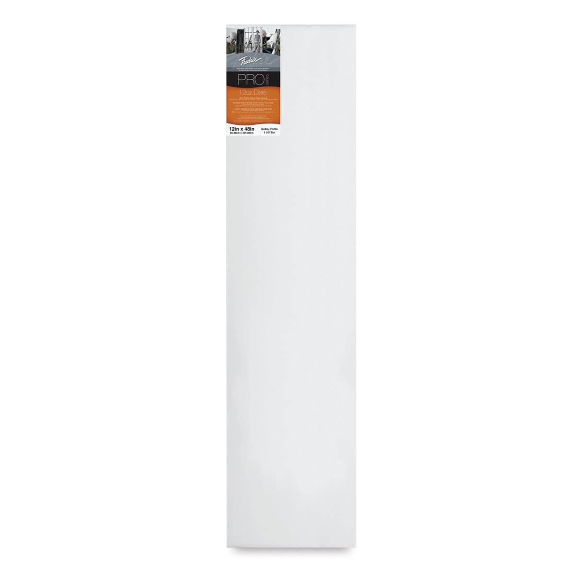 Fredrix Pro Series Dixie Gallery Profile Canvas - 12" x 48", 1-3/8" Profile