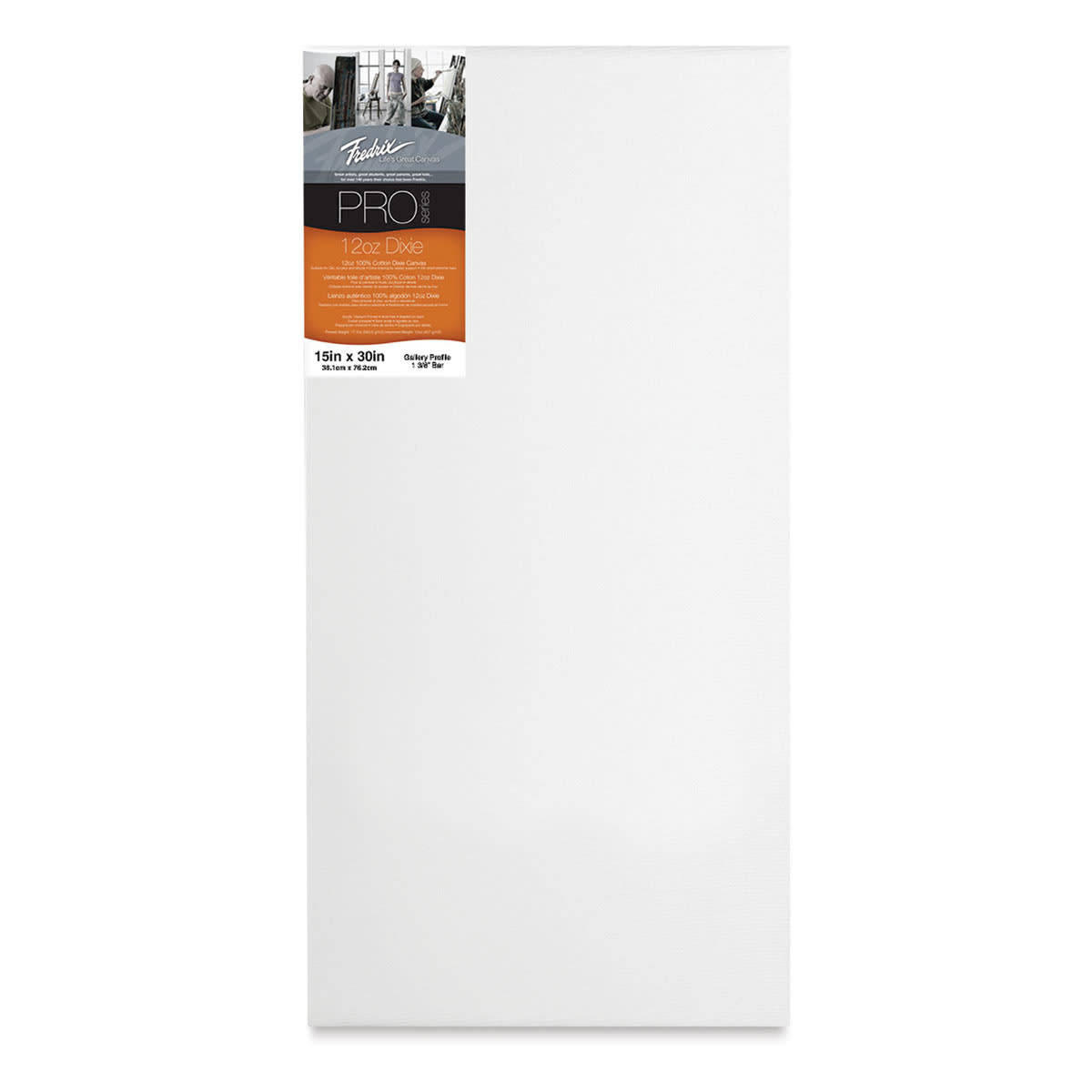Fredrix Pro Series Dixie Gallery Profile Canvas - 15" x 30", 1-3/8" Profile Fredrix Pro Series Dixie Gallery Profile Canvas - 15" x 30", 1-3/8" Profile