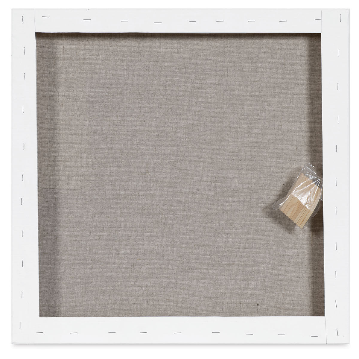 Blick Studio Linen Stretched Canvas - 20" x 20", Gallery 1-1/2" Profile (back)