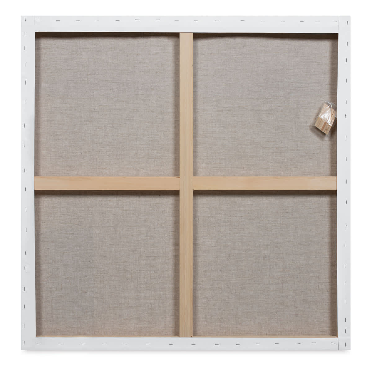 Blick Studio Linen Stretched Canvas - 36" x 36", Gallery 1-1/2" Profile (back)