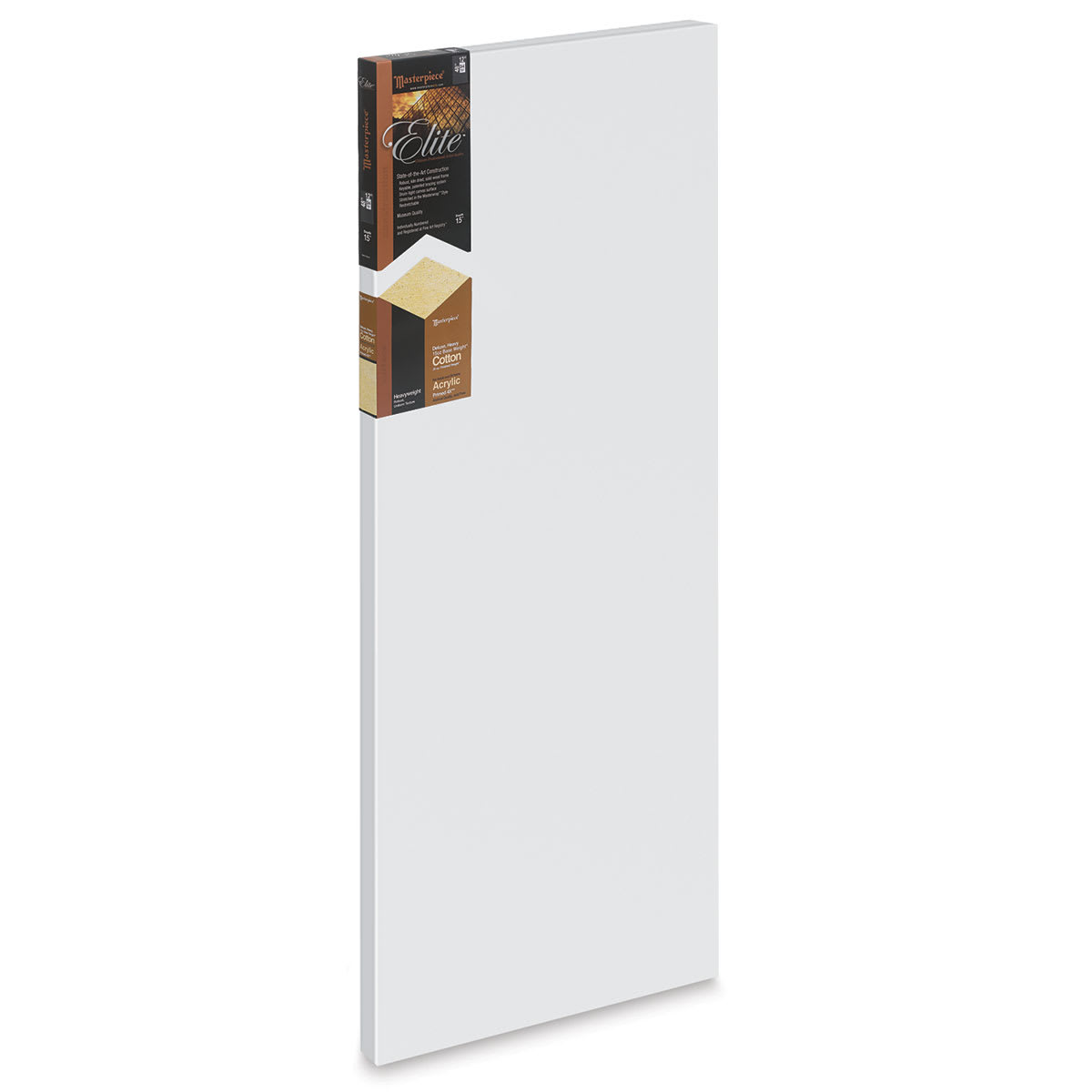 Masterpiece Elite Cotton Canvas - 12" x 48", Acrylic Primed