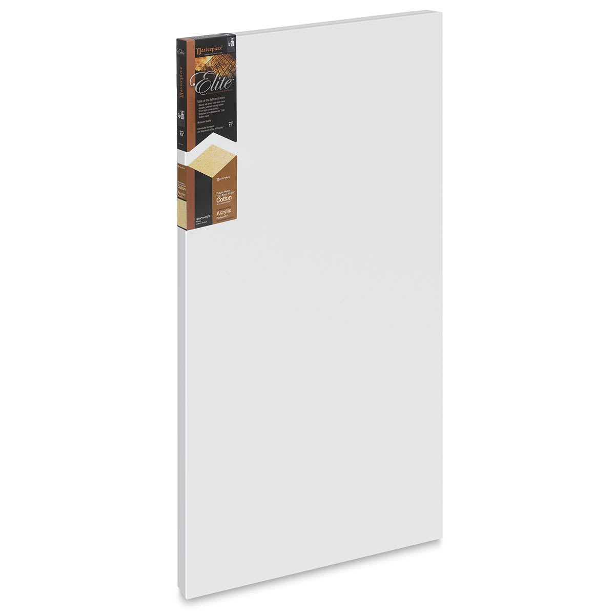 Masterpiece Elite Cotton Canvas - 15" x 48", Acrylic Primed