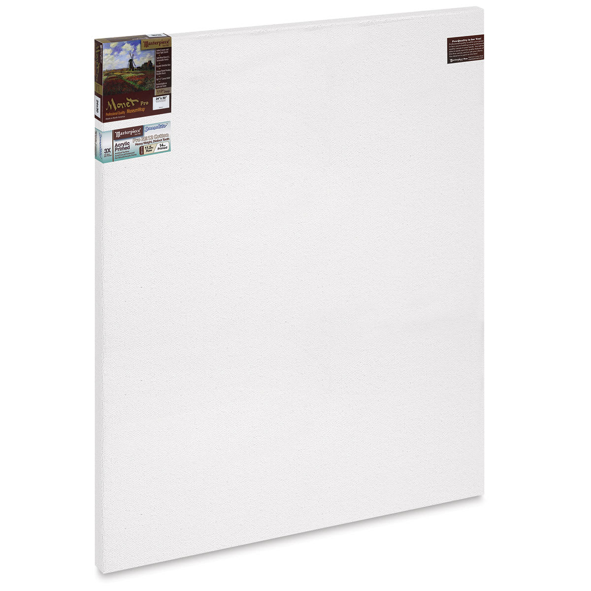 Masterpiece Monet Pro Sausalito Cotton Canvas - 24" x 30", Acrylic-Primed