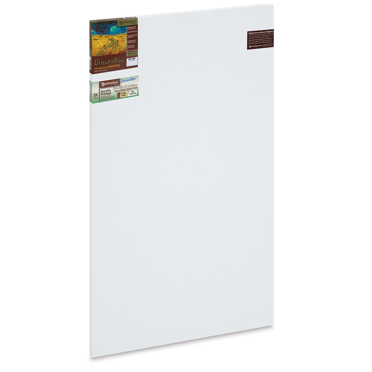 Masterpiece Vincent Pro Sausalito Cotton Canvas - 24" x 36", Acrylic Primed