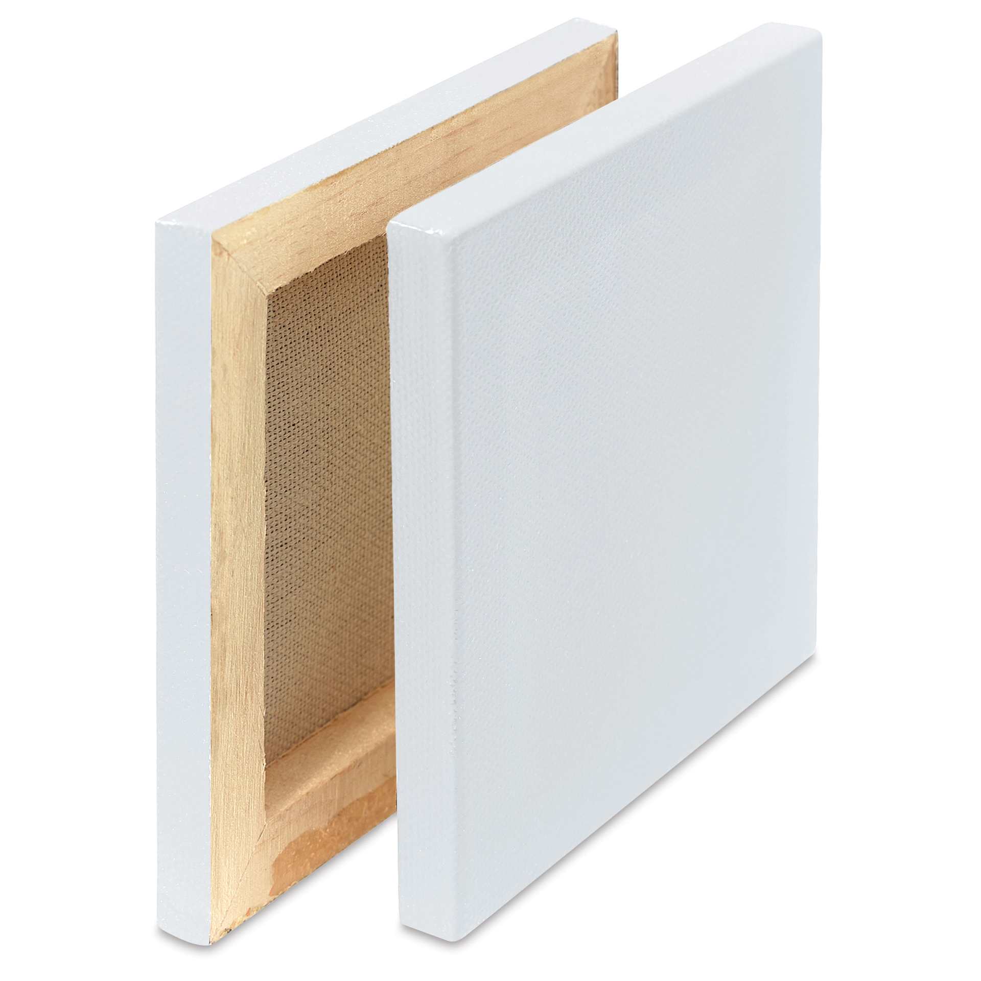Blick Studio Mini Cotton Canvas - 4" x 4", White, Pkg of 2, out of packaging