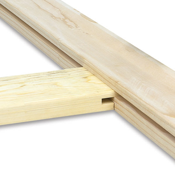 Masterpiece Heavy Duty Cross Braces - Closeup of Straight Brace fitted into Frame
