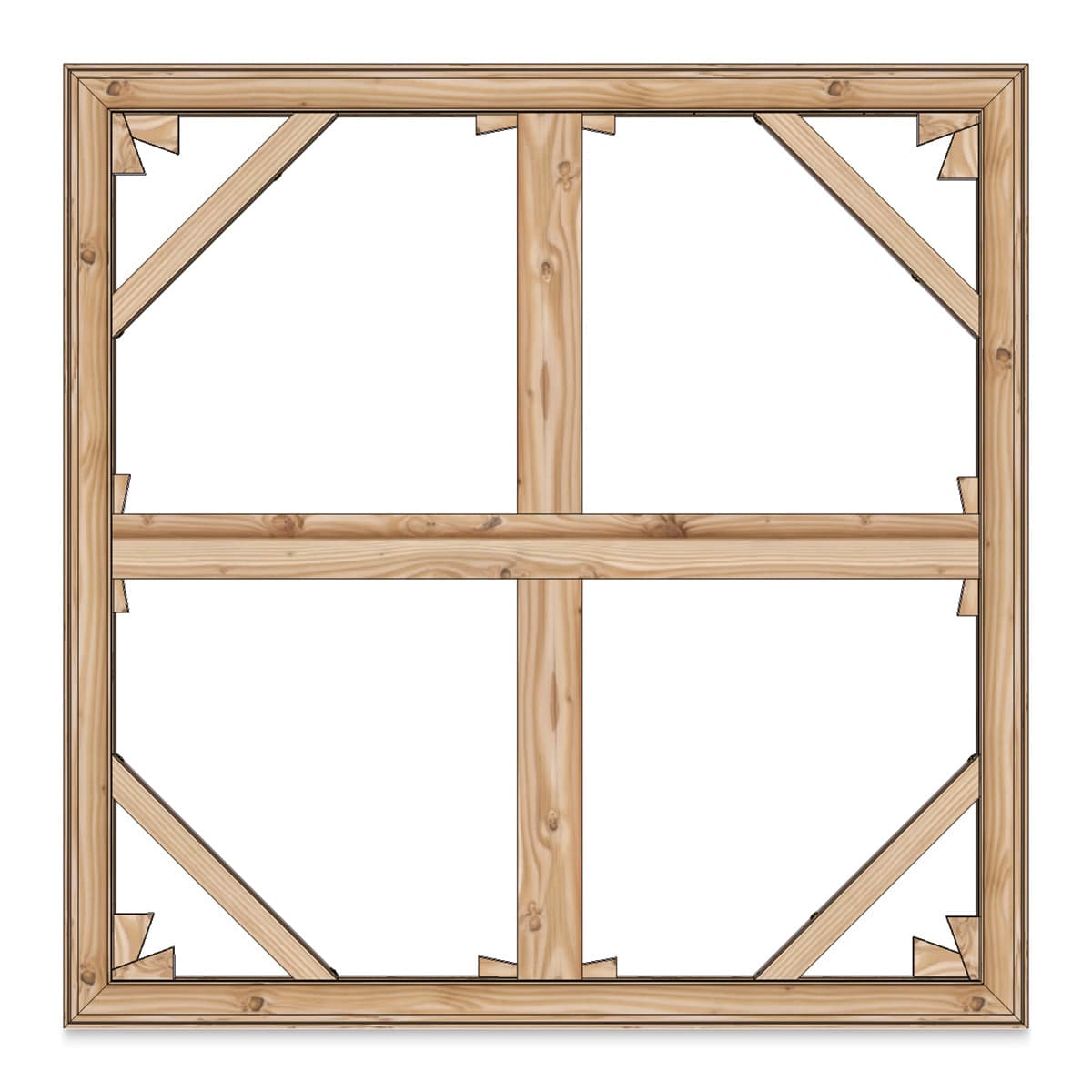 Masterpiece B2 Stretcher Kit with Braces - 48" x 60", With Brace