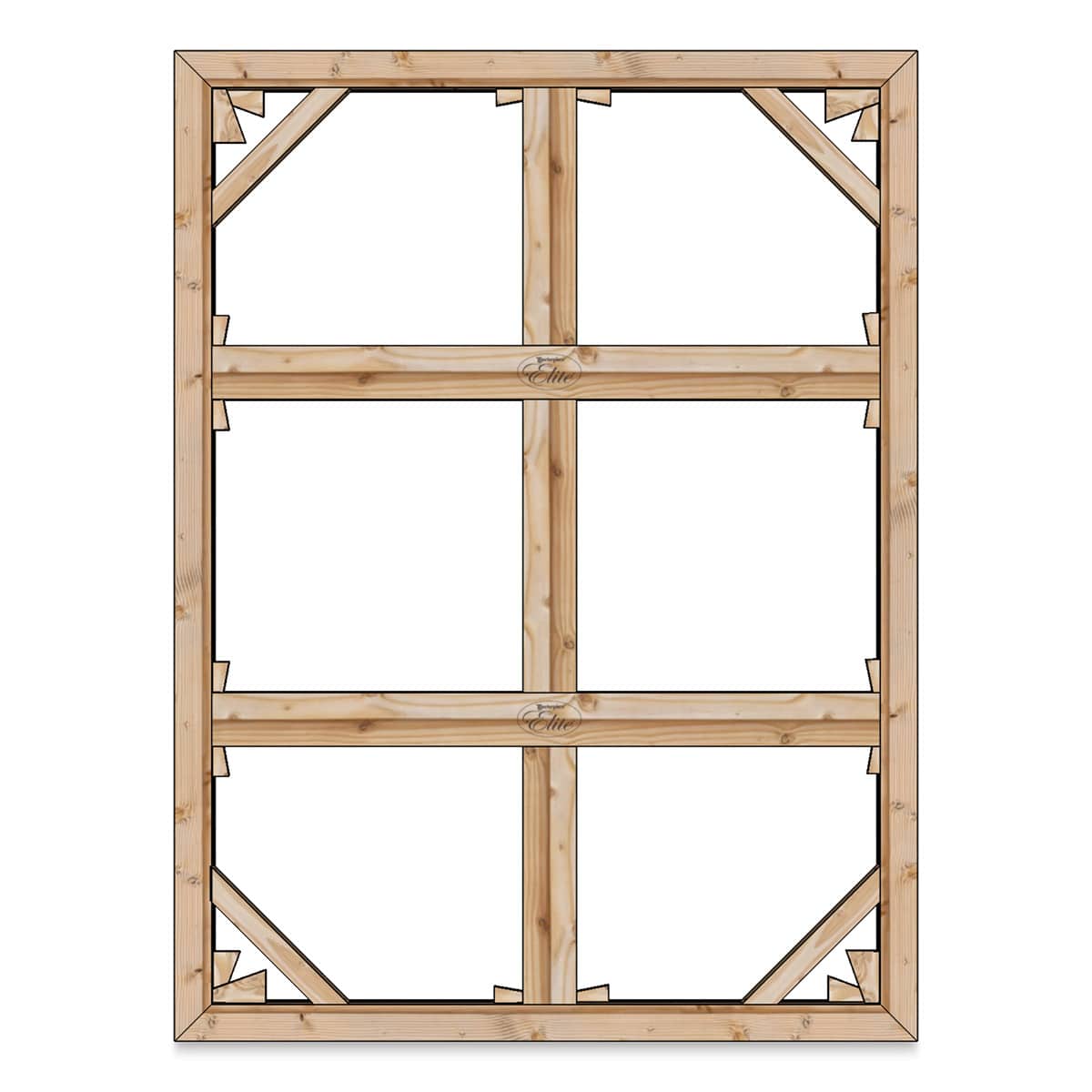 Masterpiece B2 Stretcher Kit with Braces - 48" x 84", With Brace