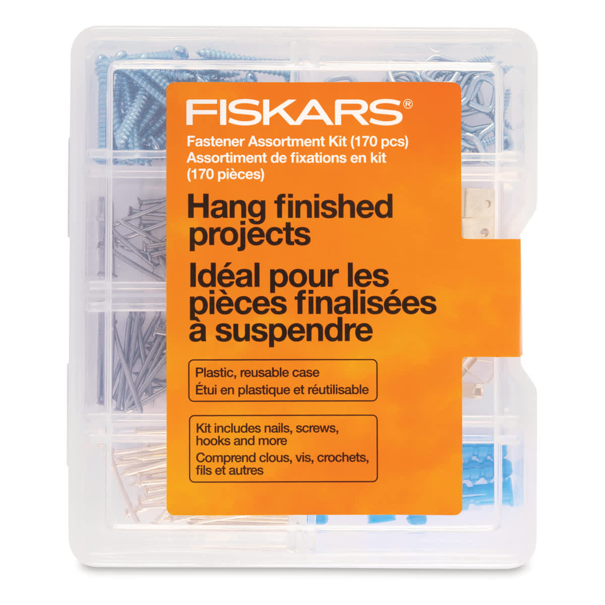 Fiskars Fastener Assortment Kit, Set of 170