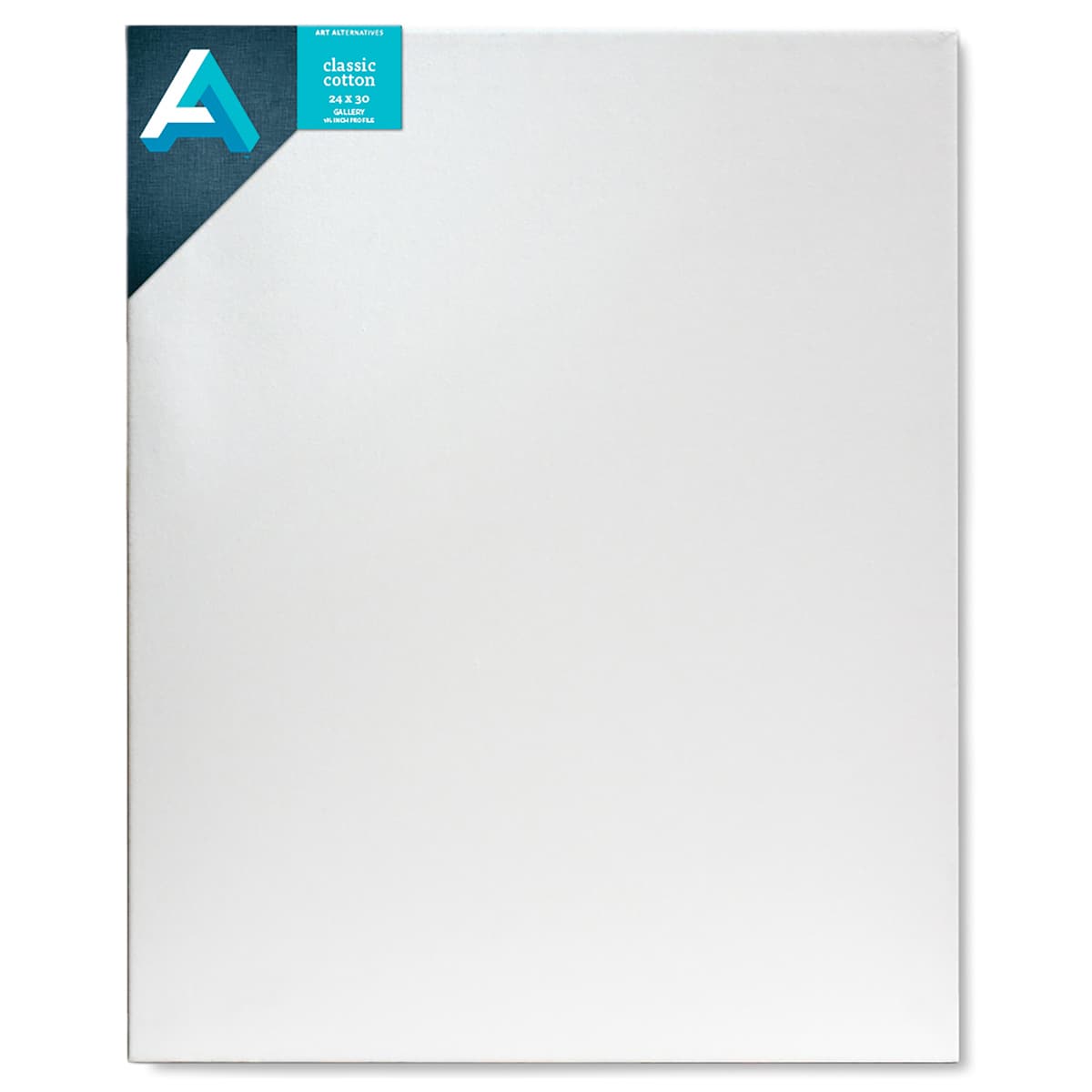 Art Alternatives Classic Cotton Stretched Canvas, Gallery, 1-3/8 in Profile, 24 in x 30 in