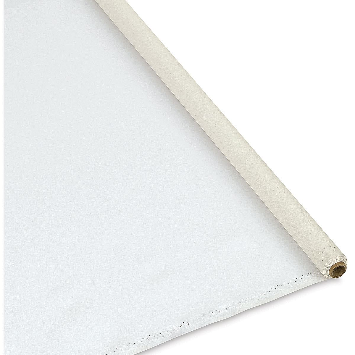 Fredrix Style 70 Acrylic Primed Cotton Canvas Roll - partially unrolled
