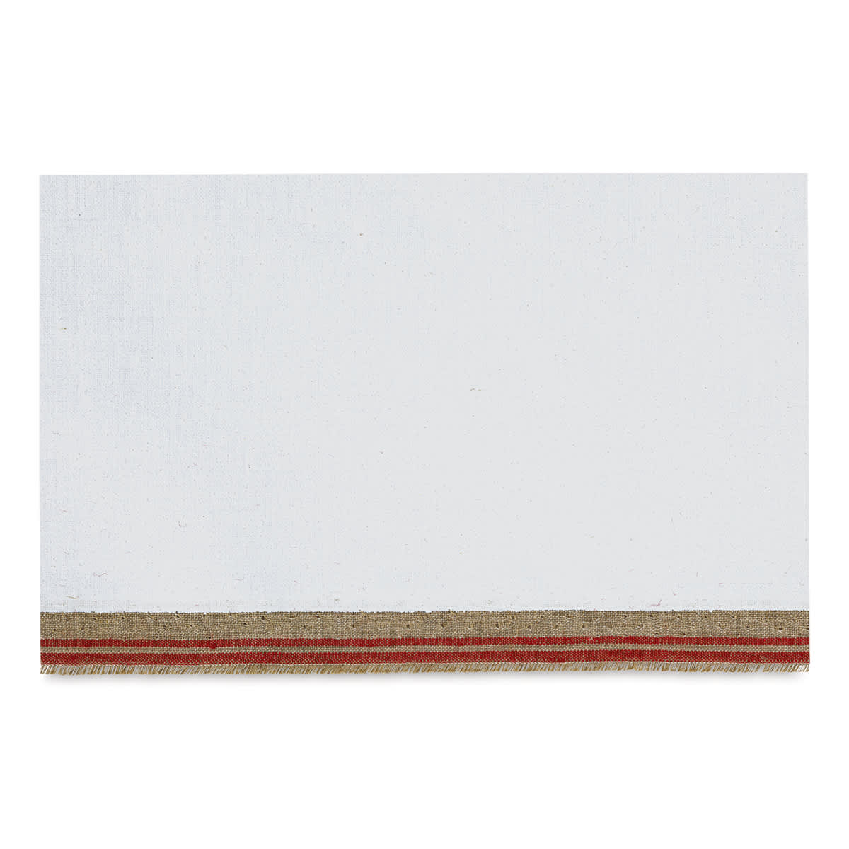 Fredrix Antwerp Linen Roll - 72" x 1 yard, Single Acrylic Primed raw edge of canvas