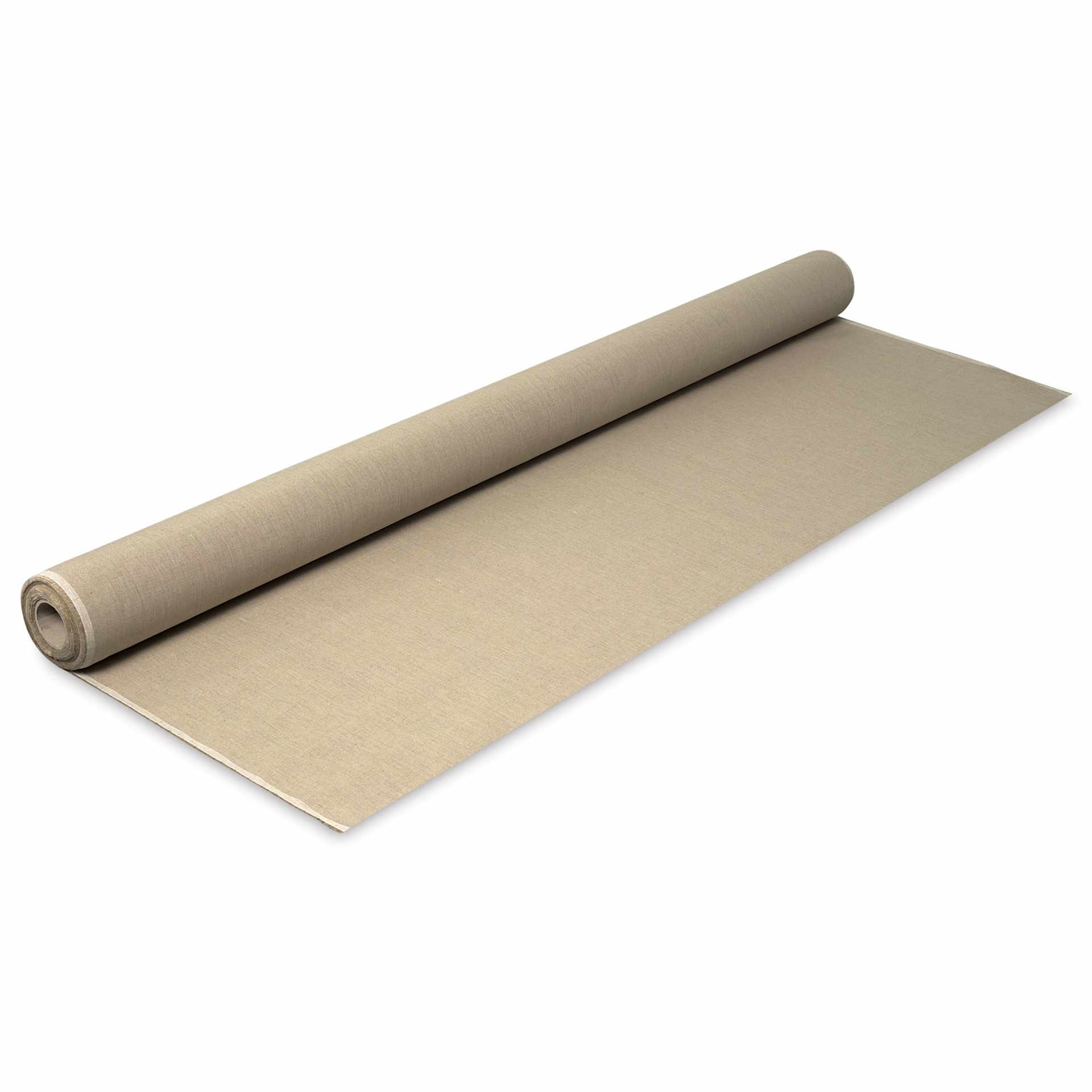 Blick Unprimed Belgian Linen Canvas - Type 144, 84" x 25 yds, Rolled
