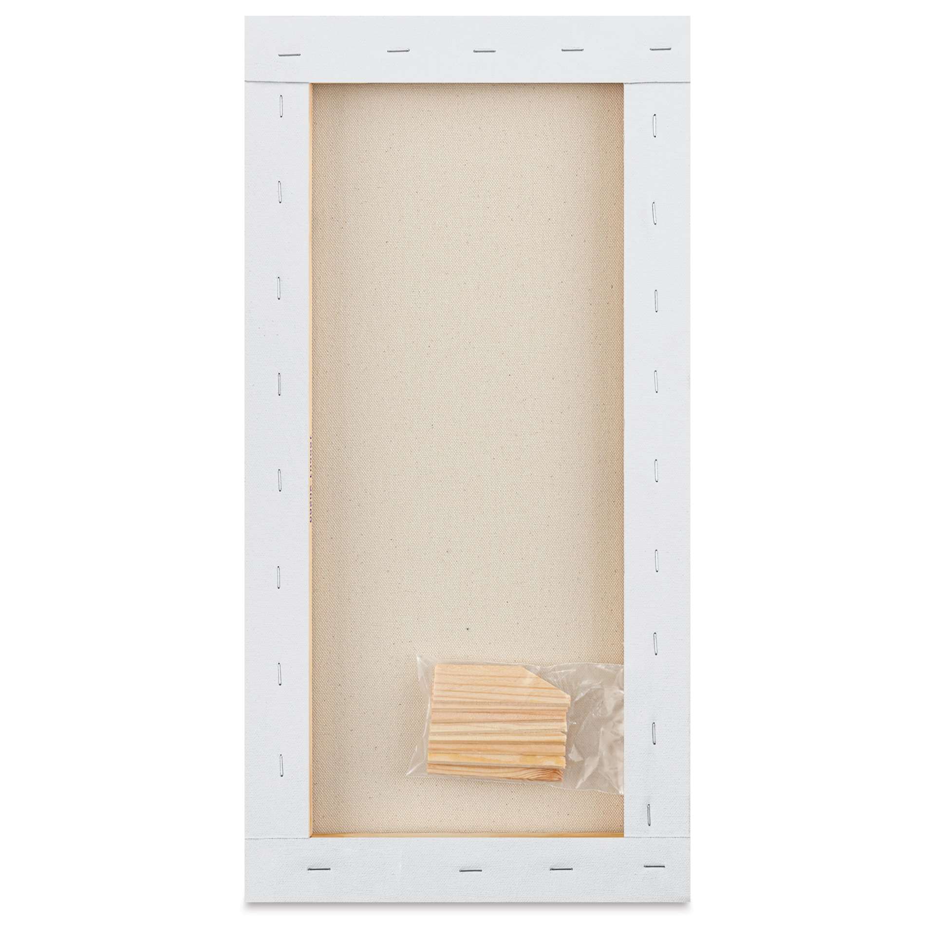 Blick Premier Stretched Cotton Canvas - Traditional Profile, Back-Stapled, 10" x 20", back