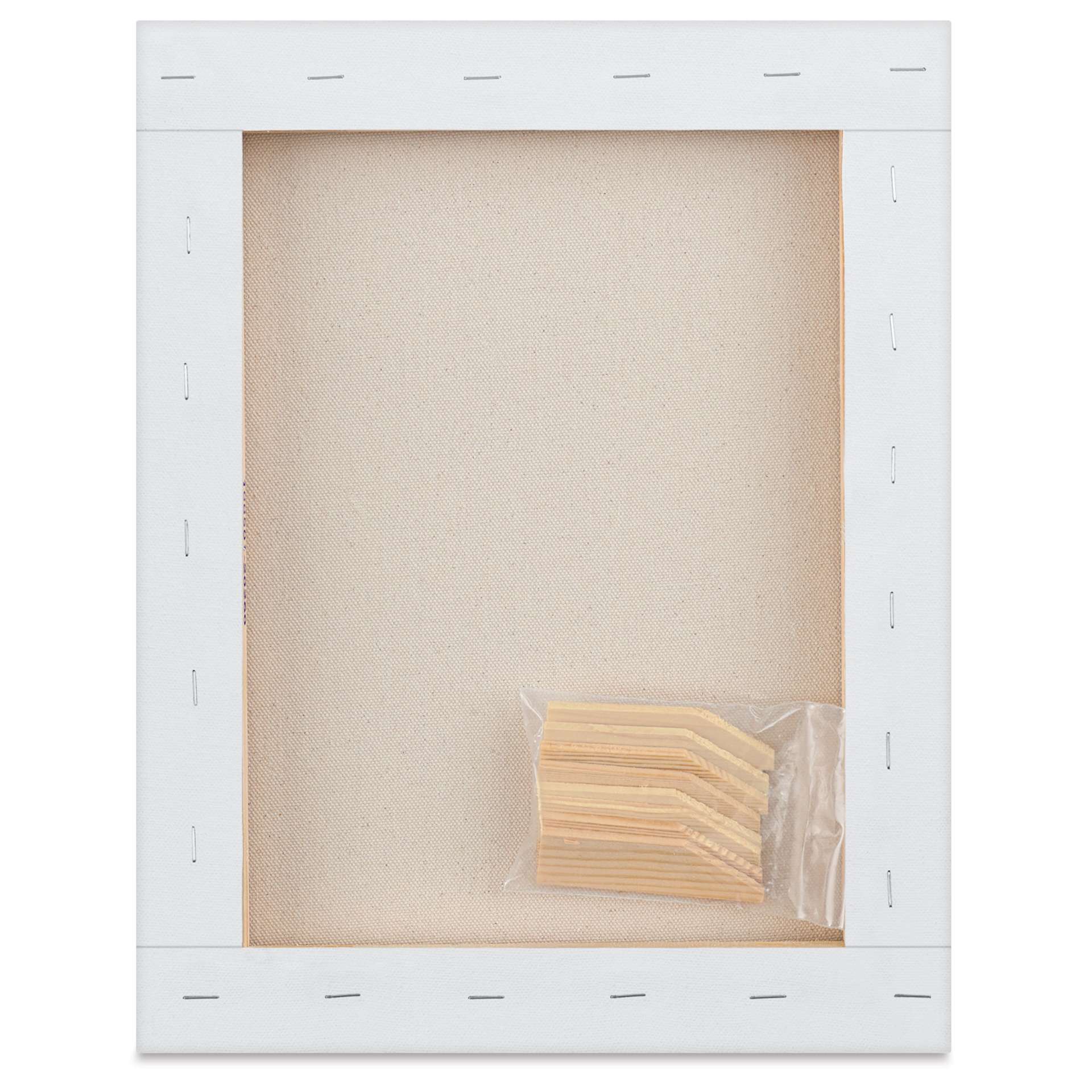 Blick Premier Stretched Cotton Canvas - Traditional Profile, Back-Stapled, 11" x 14", back