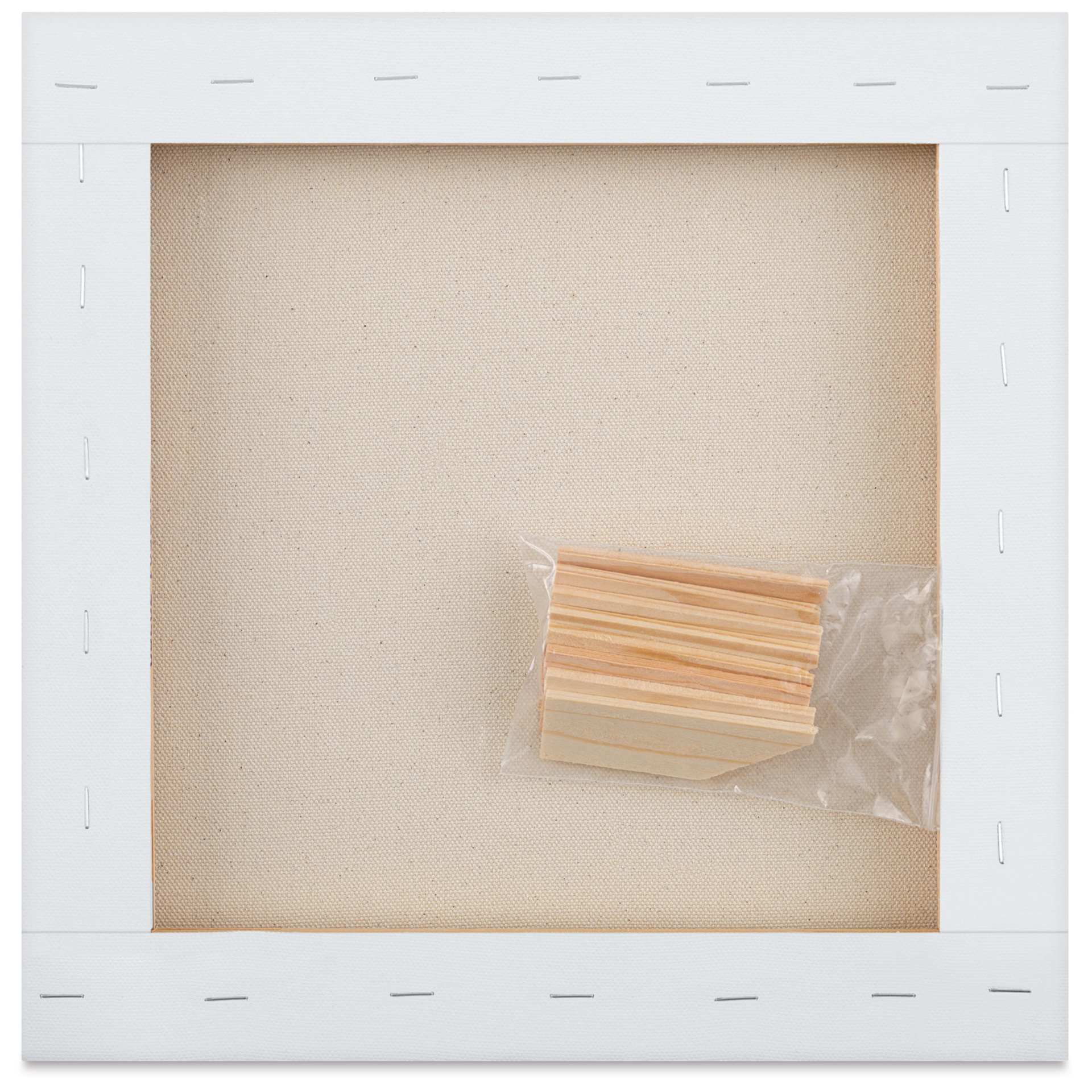 Blick Premier Stretched Cotton Canvas - Traditional Profile, Back-Stapled, 12" x 12", back