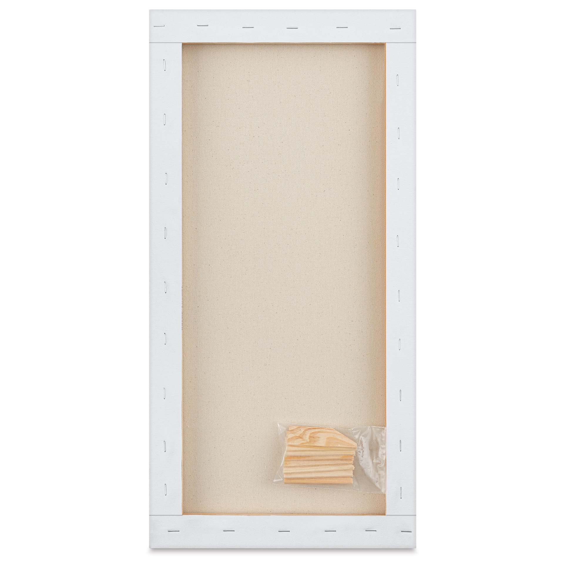 Blick Premier Stretched Cotton Canvas - Traditional Profile, Back-Stapled, 12" x 24", back