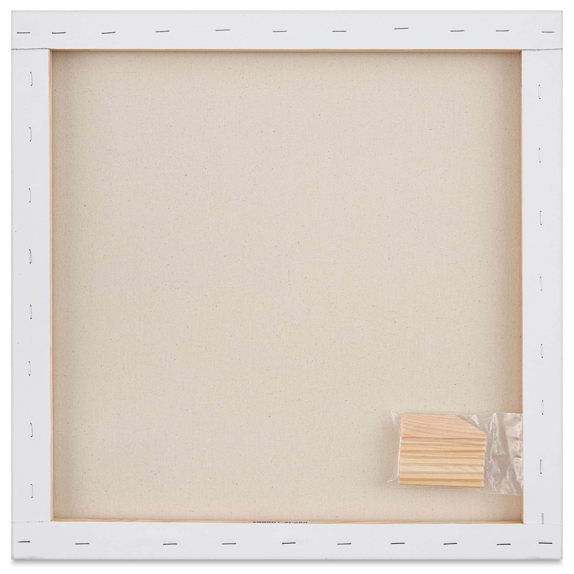 Blick Premier Stretched Cotton Canvas - Traditional Profile, Back-Stapled, 20" x 20", back