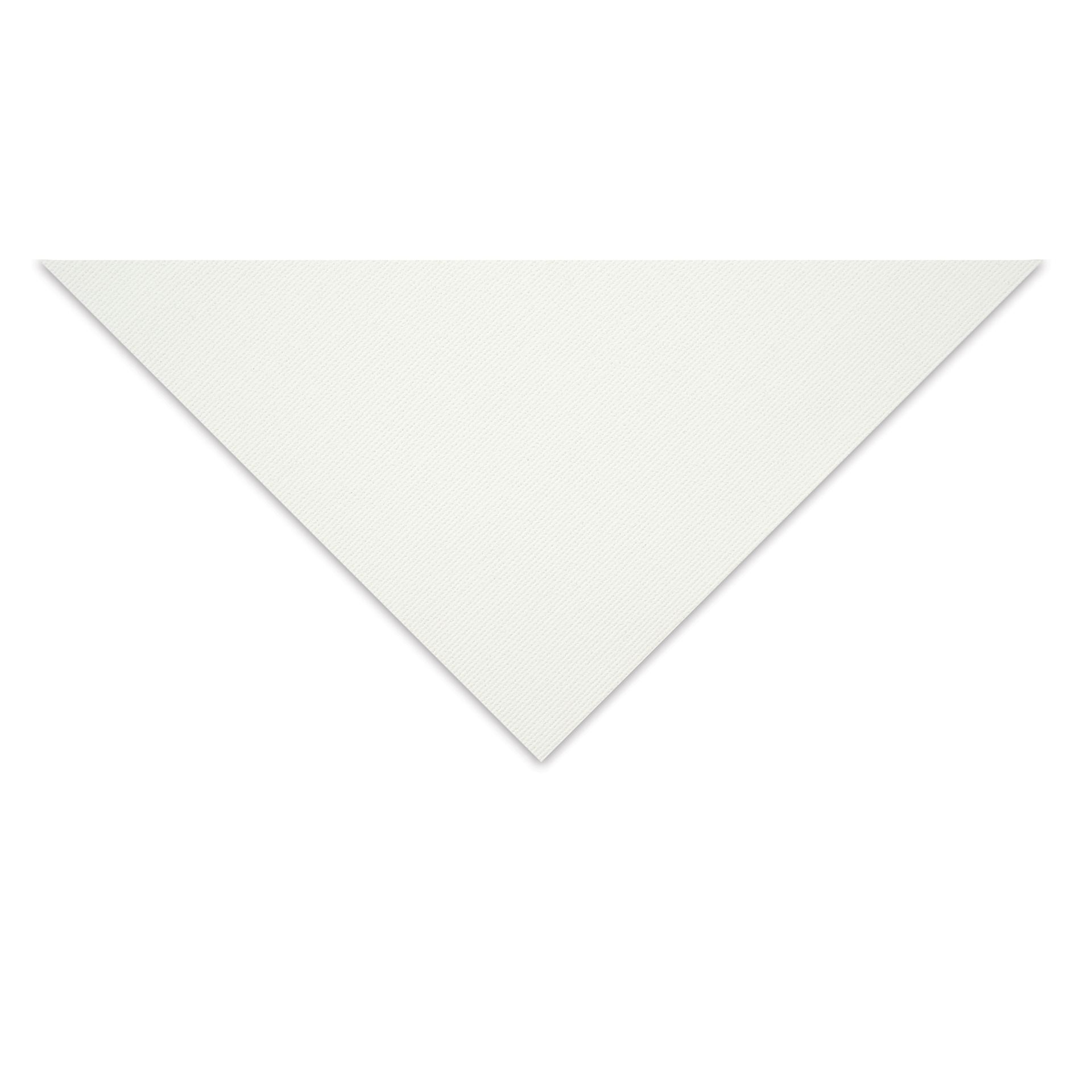 Belle Arti Acrylic Primed Canvas Pad - 15.8" x 15.8", 10 Sheets, close-up of corner
