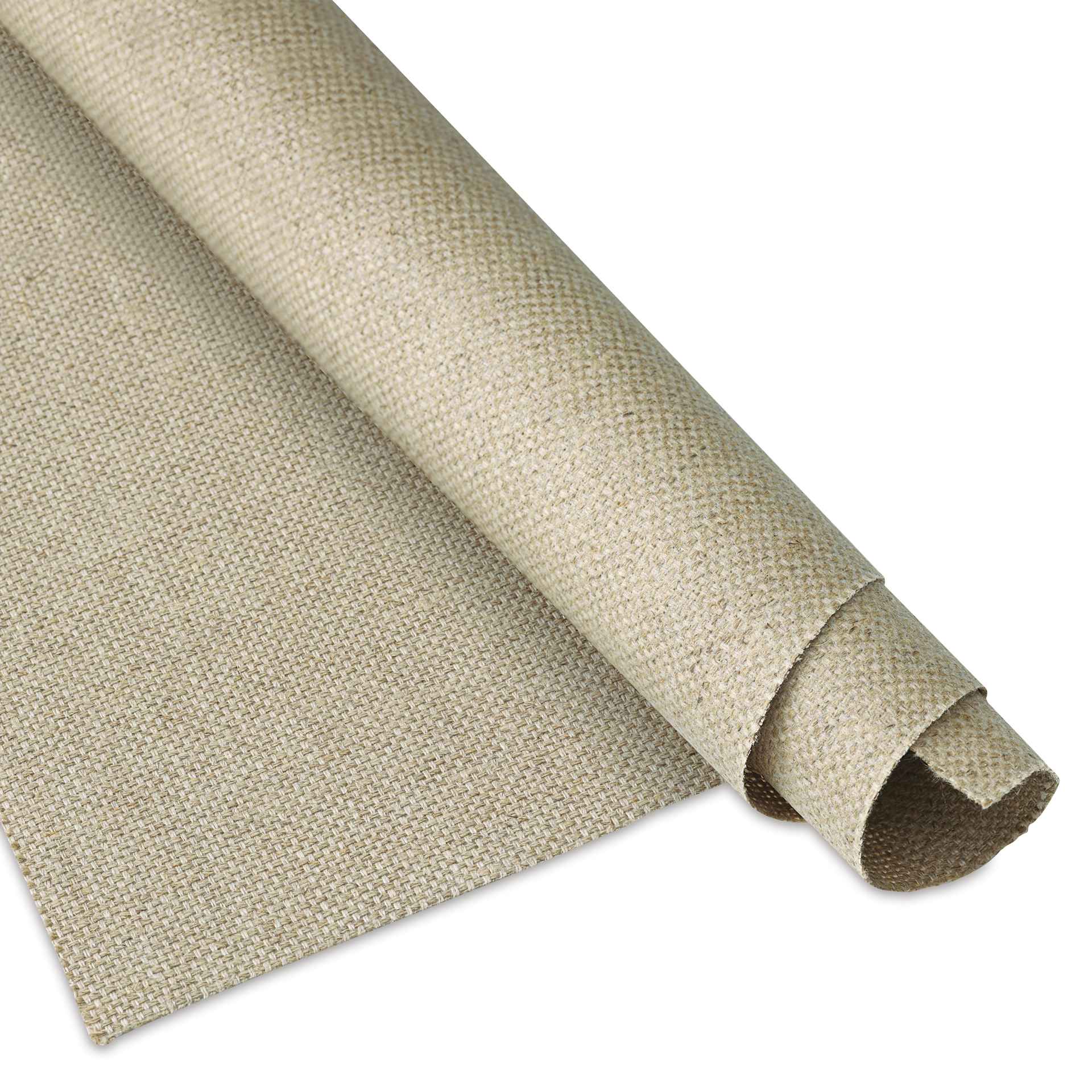 Belle Arti Clear Glue Sized Linen Canvas by the Yard - Rough, 82" x 1 yd