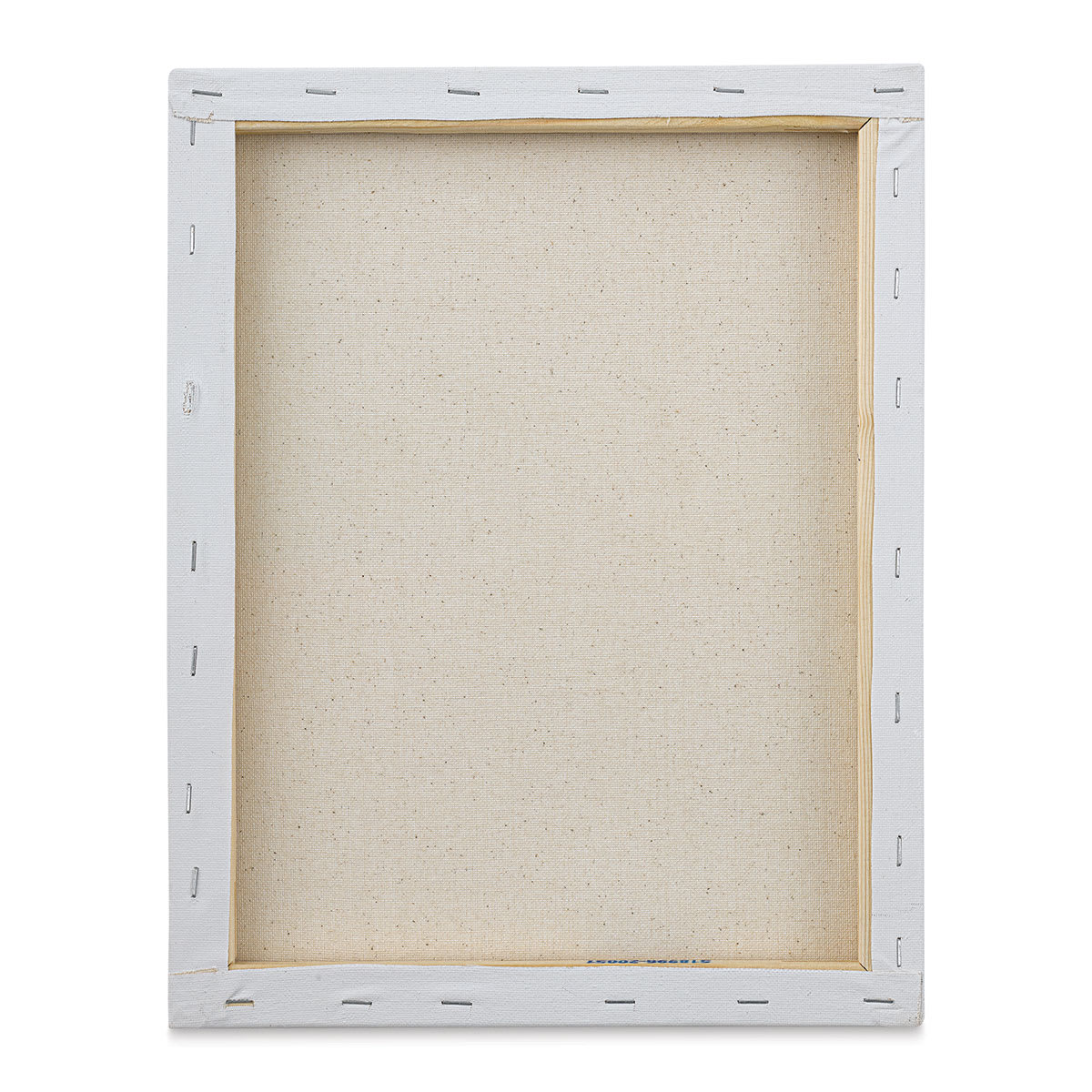 Blick Super Value Canvas Pack - 11'' x 14'', Pkg of 7 (back of a single canvas out of packaging)