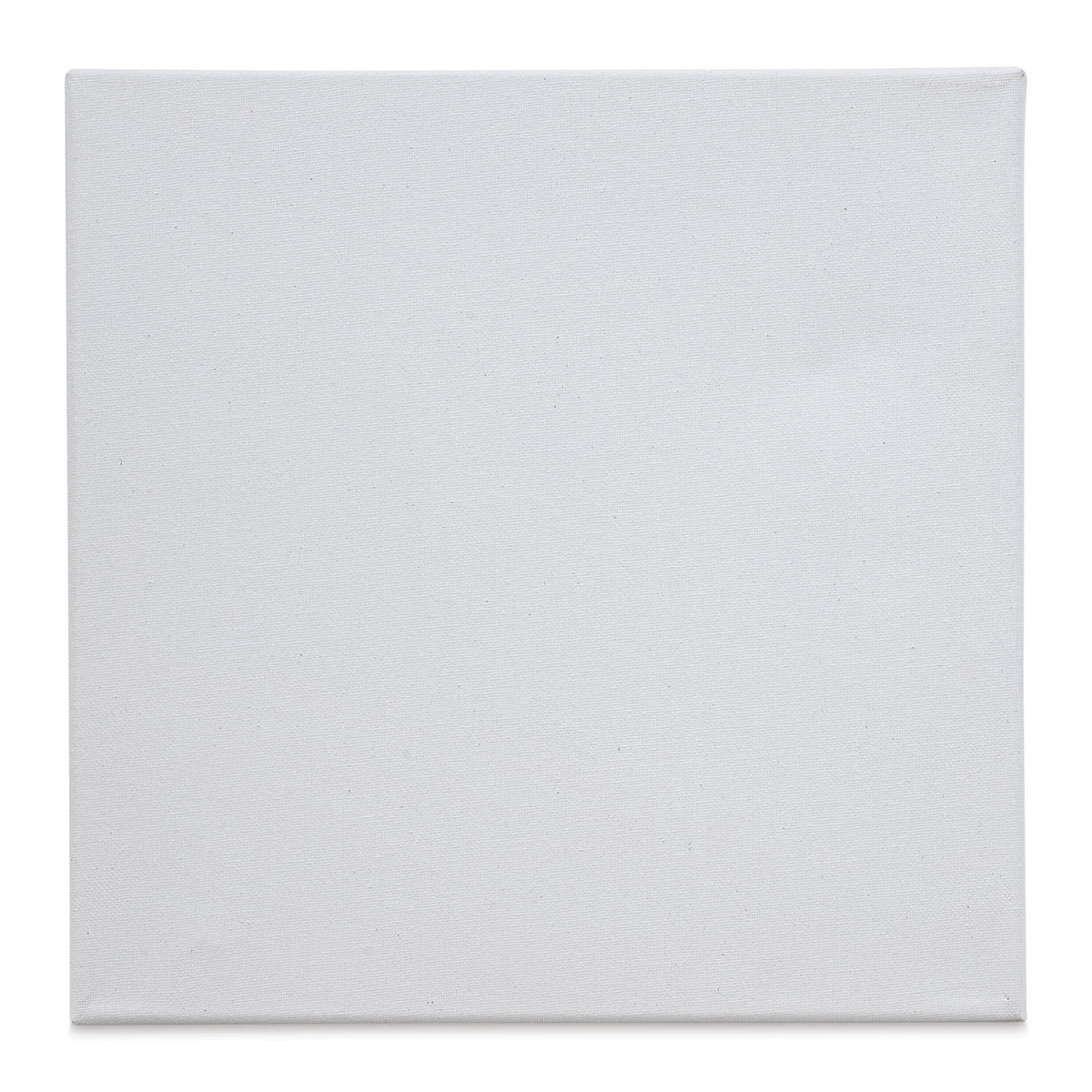 Blick Super Value Canvas Pack - 12'' x 12'', Pkg of 7 (front of single canvas out of packaging)