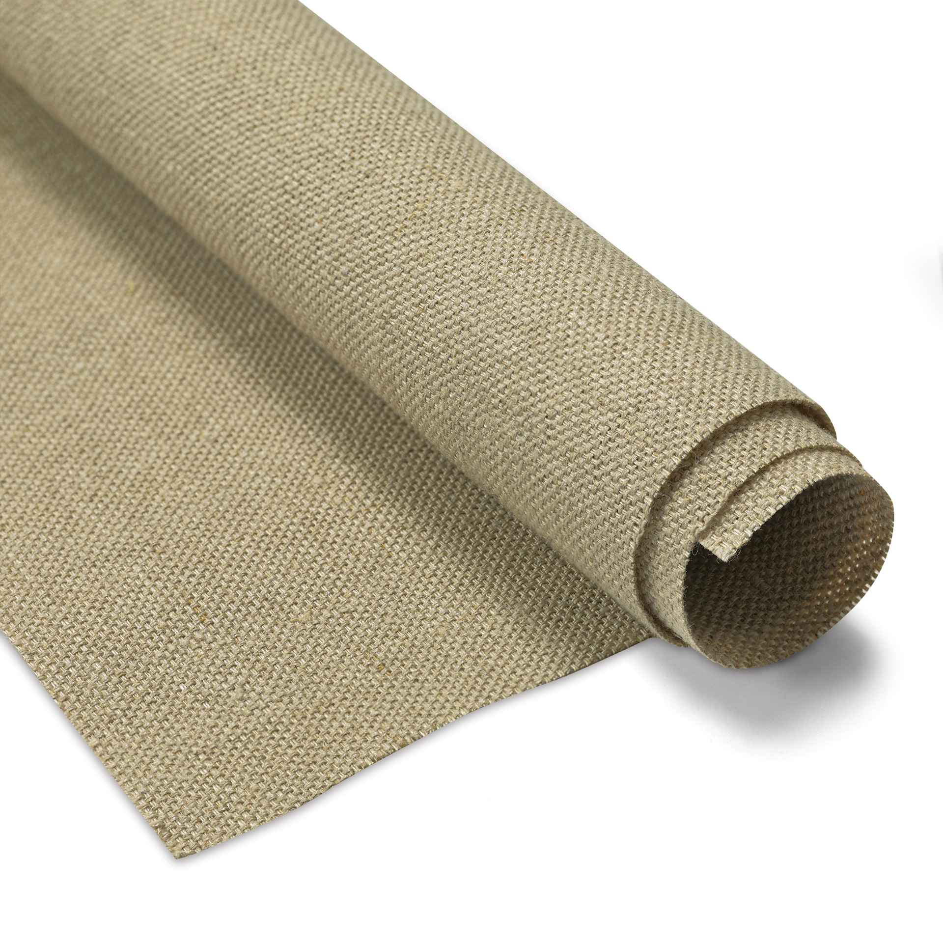 Blick Studio Unprimed Linen Canvas Rolls and Blankets - Rough, 10 oz, 84" x 6 yards, Roll