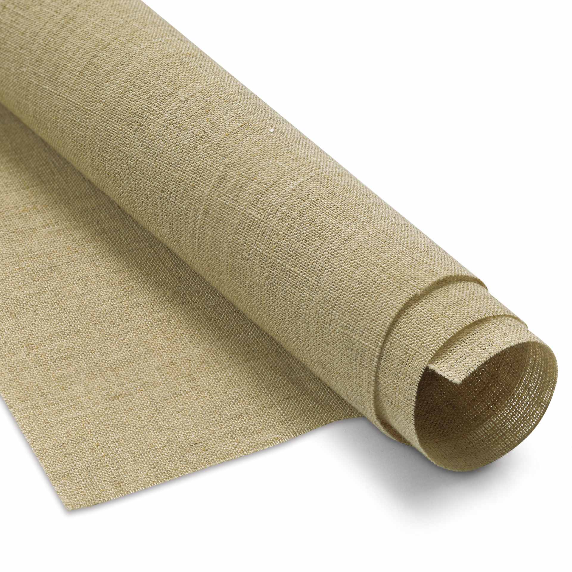 Blick Studio Unprimed Linen Canvas Rolls and Blankets - Fine, 5 oz, 84" x 6 yards, Roll