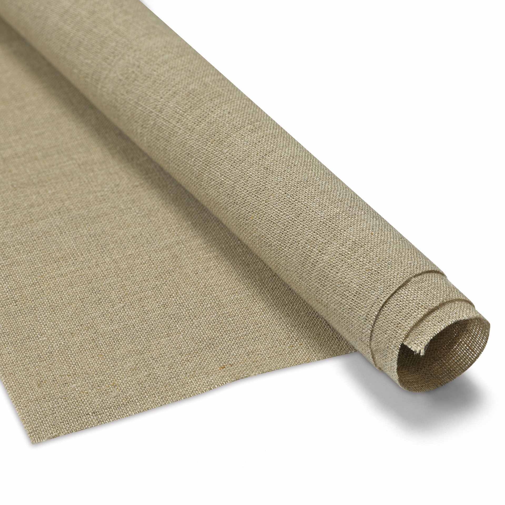 Blick Studio Unprimed Linen Canvas Rolls and Blankets - Medium, 7 oz, 84" x 6 yards, Roll