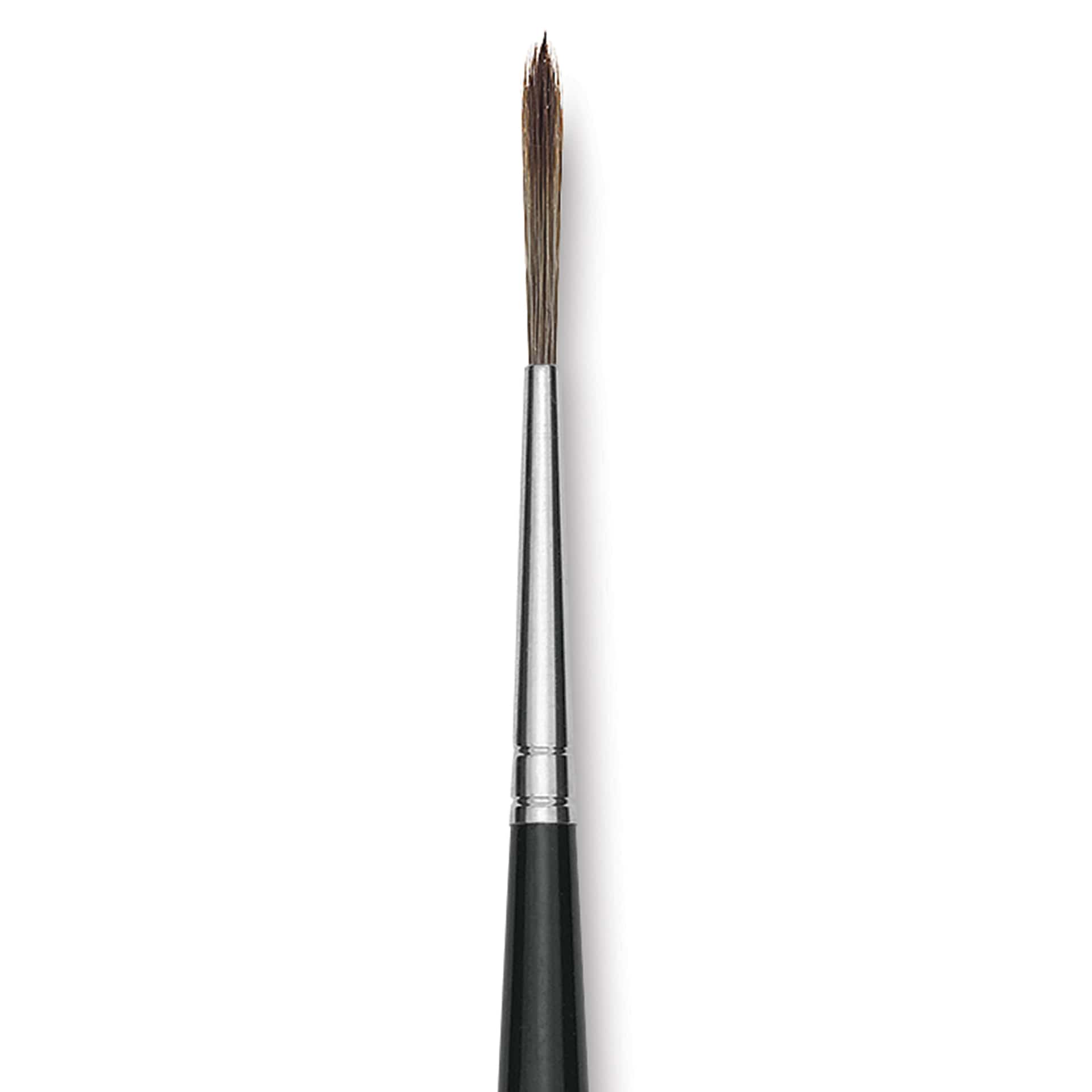 Da Vinci Casaneo Synthetic Squirrel Watercolor Brush - Rigger, Size 4, Short Handle, Synthetic, close up
