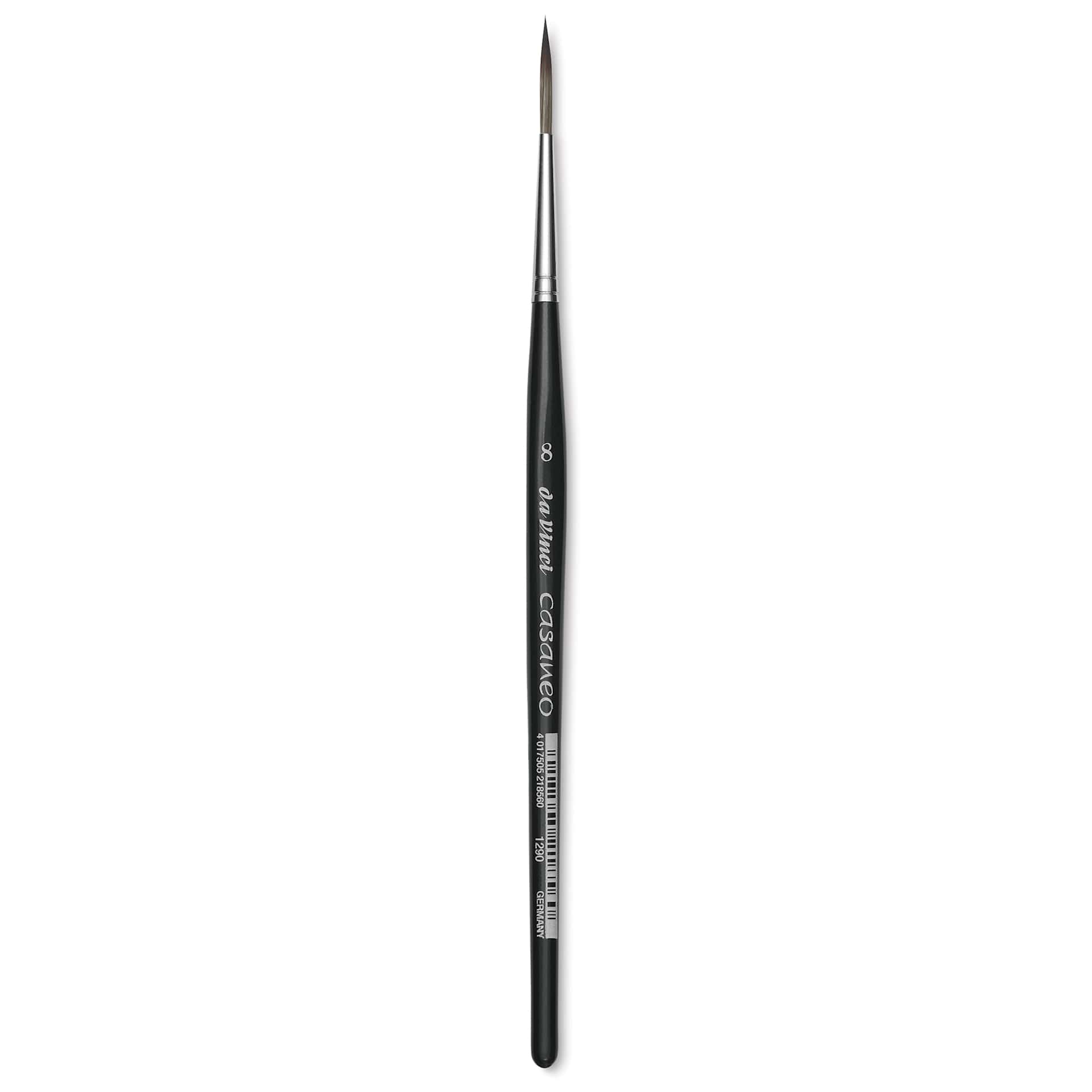 Da Vinci Casaneo Synthetic Squirrel Watercolor Brush - Rigger, Size 8, Short Handle, Synthetic
