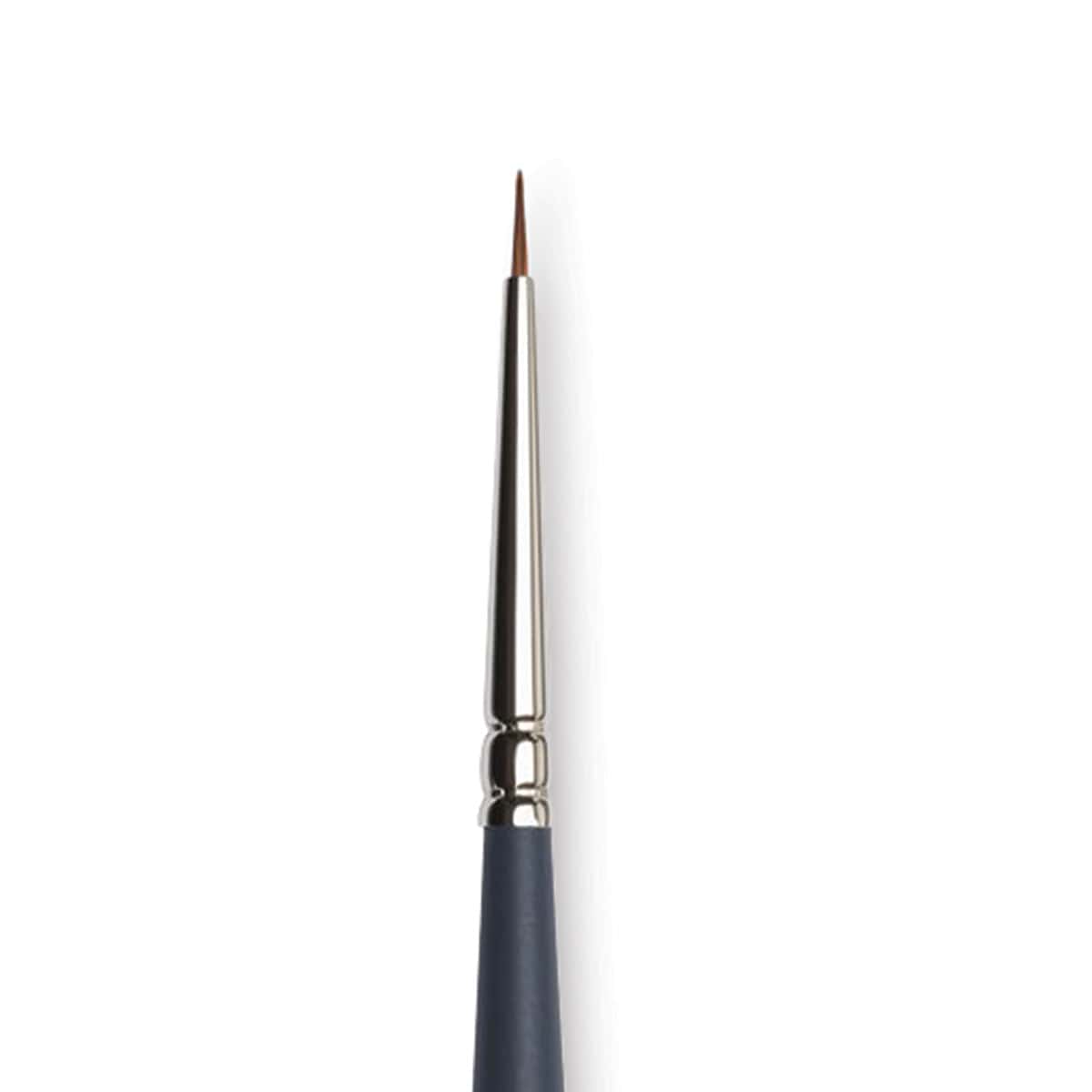 Winsor & Newton Professional Watercolor Synthetic Sable Brush - Round, Size 3/0, Short Handle (close-up)