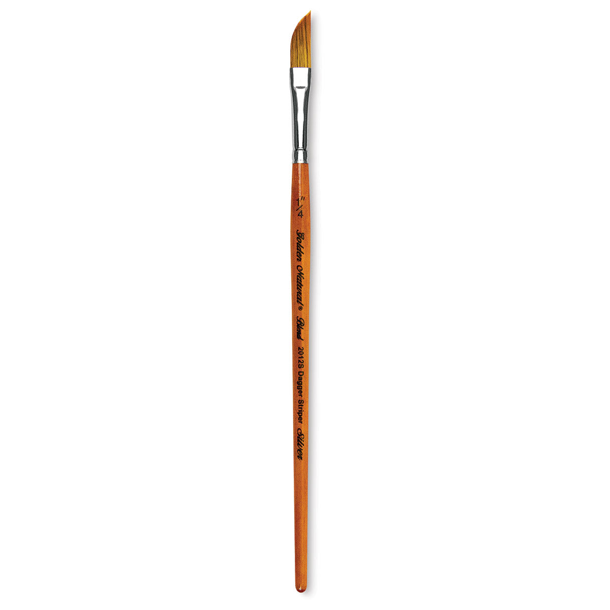 Silver Brush Golden Natural Brush - Dagger Striper, Short Handle, Size 1/4"