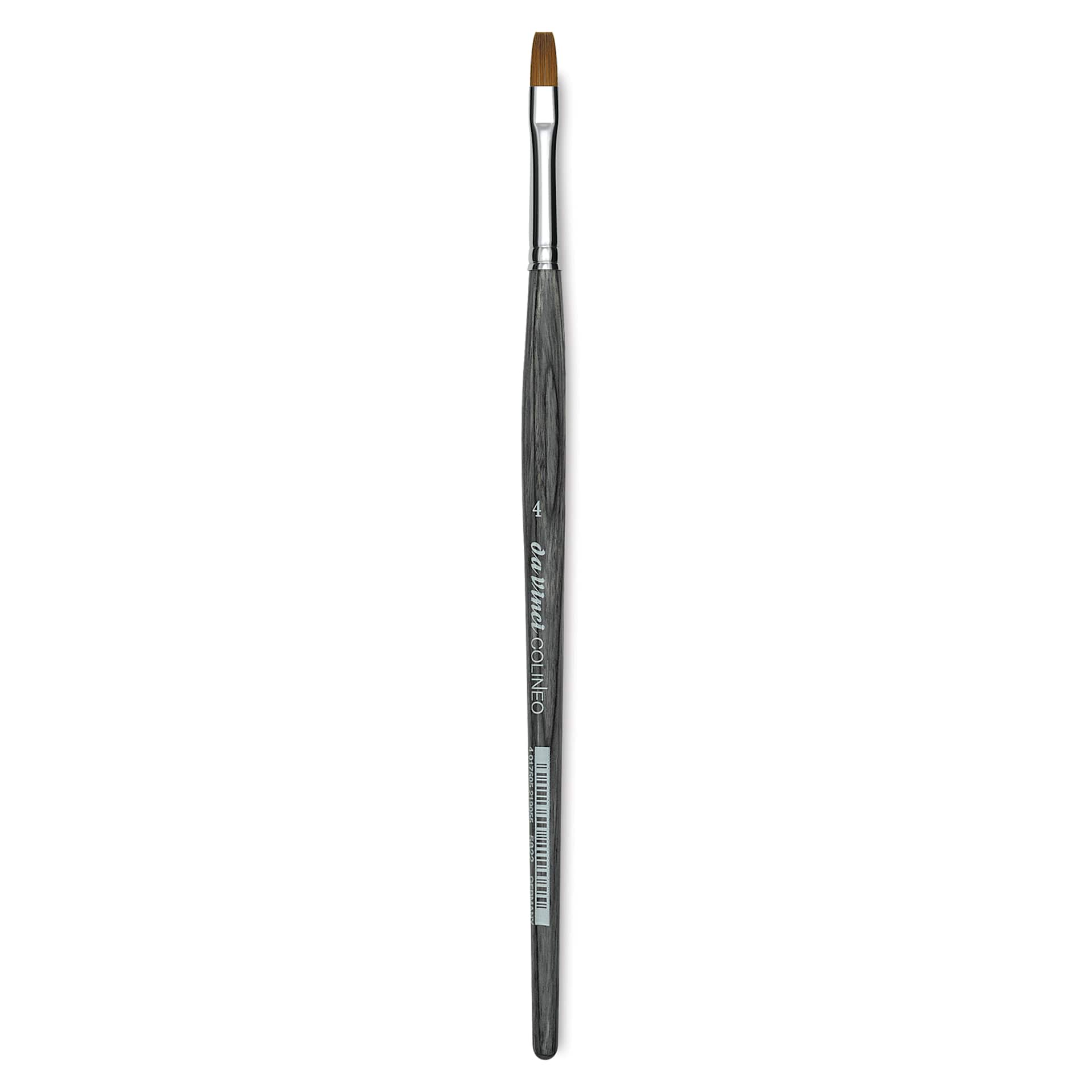 Da Vinci Colineo Synthetic Kolinsky Sable Brush - Flat, Size 4, Short Handle