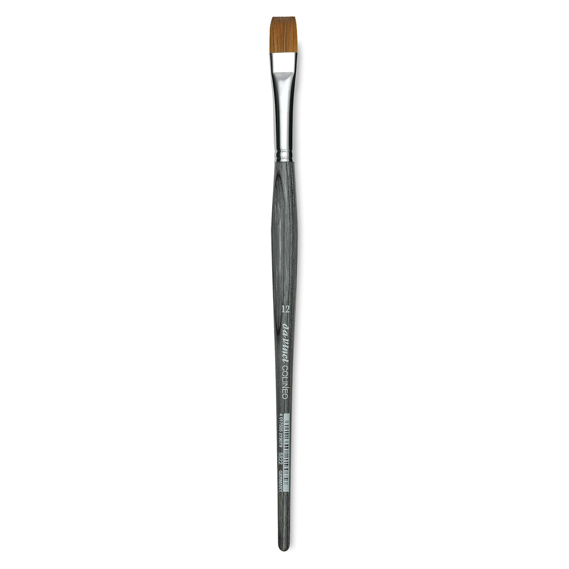 Da Vinci Colineo Synthetic Kolinsky Sable Brush - Flat, Size 12, Short Handle