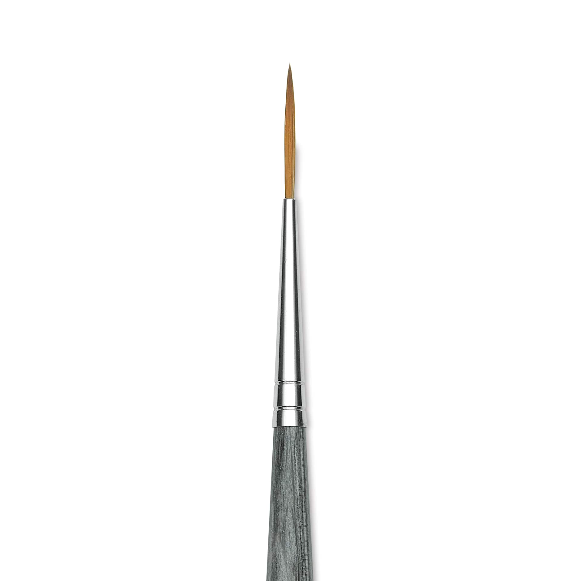 Da Vinci Colineo Synthetic Kolinsky Sable Brush - Rigger, Size 0, Short Handle (close-up)
