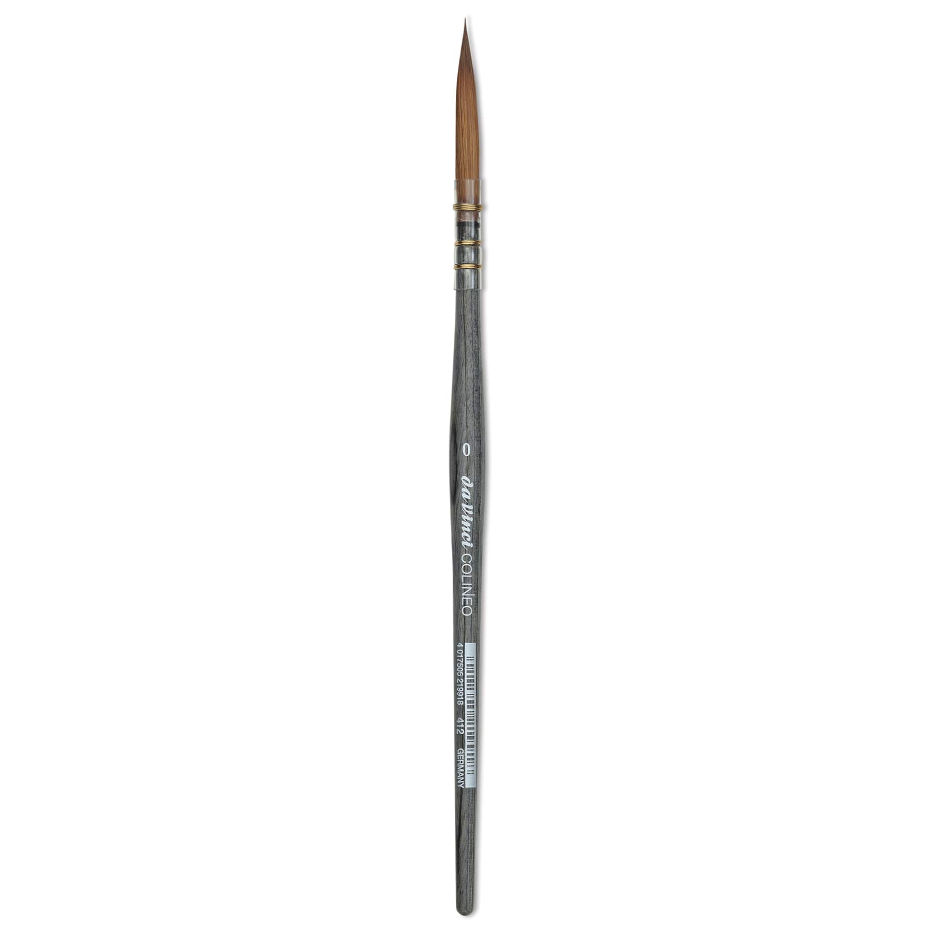 Da Vinci Colineo Synthetic Kolinsky Sable Brush - Round Quill, Size 0, Short Handle