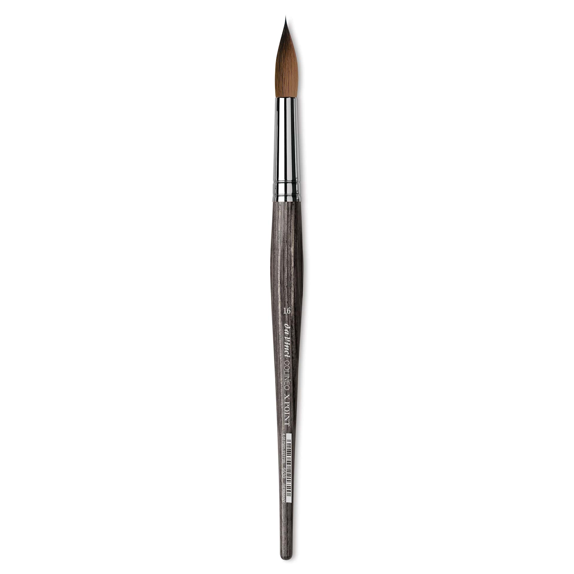 Da Vinci Colineo Synthetic Kolinsky Sable Brush - X Point Round, Size 16, Short Handle