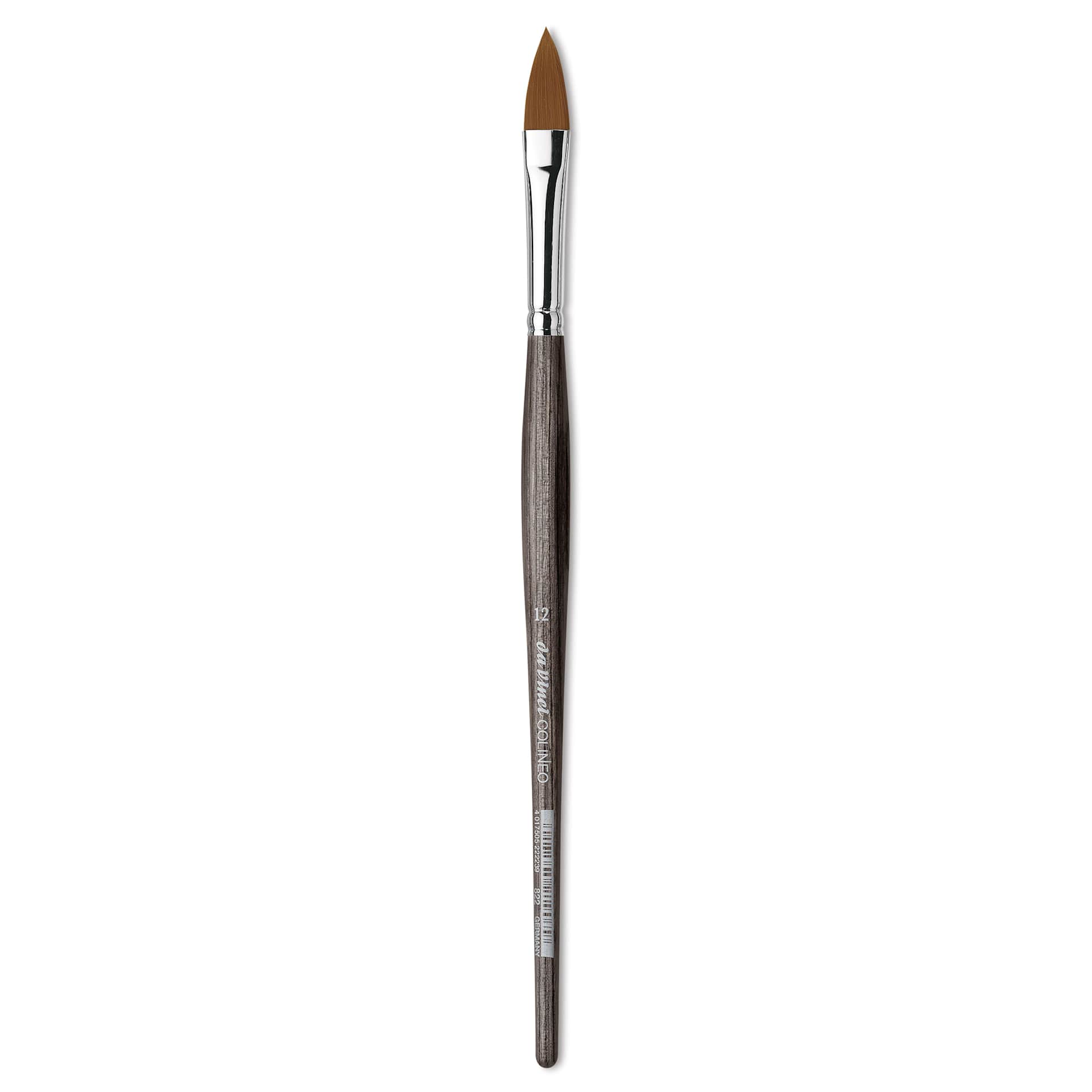 Da Vinci Colineo Synthetic Kolinsky Sable Brush - X Point Pointed Oval, Size 12, Short Handle