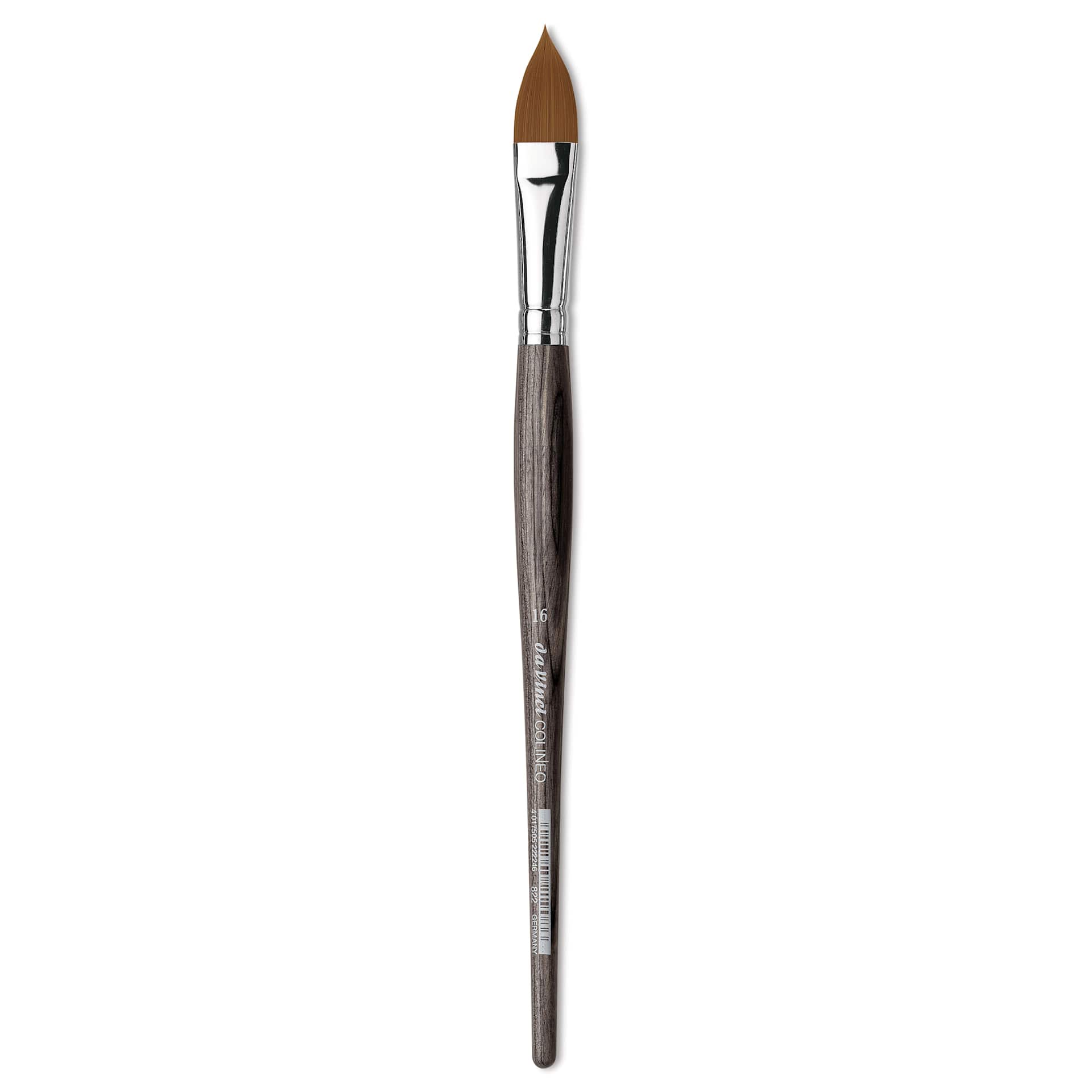 Da Vinci Colineo Synthetic Kolinsky Sable Brush - X Point Pointed Oval, Size 16, Short Handle
