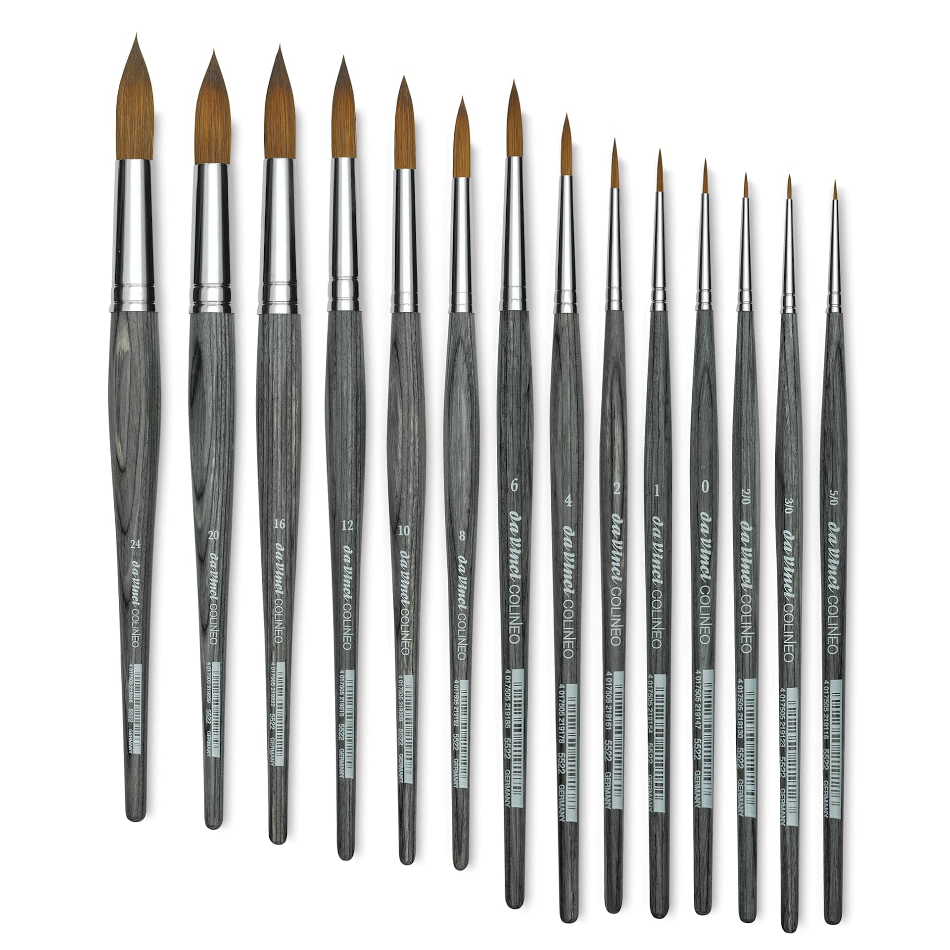 Da Vinci Colineo Synthetic Kolinsky Sable Brushes (Round brushes)
