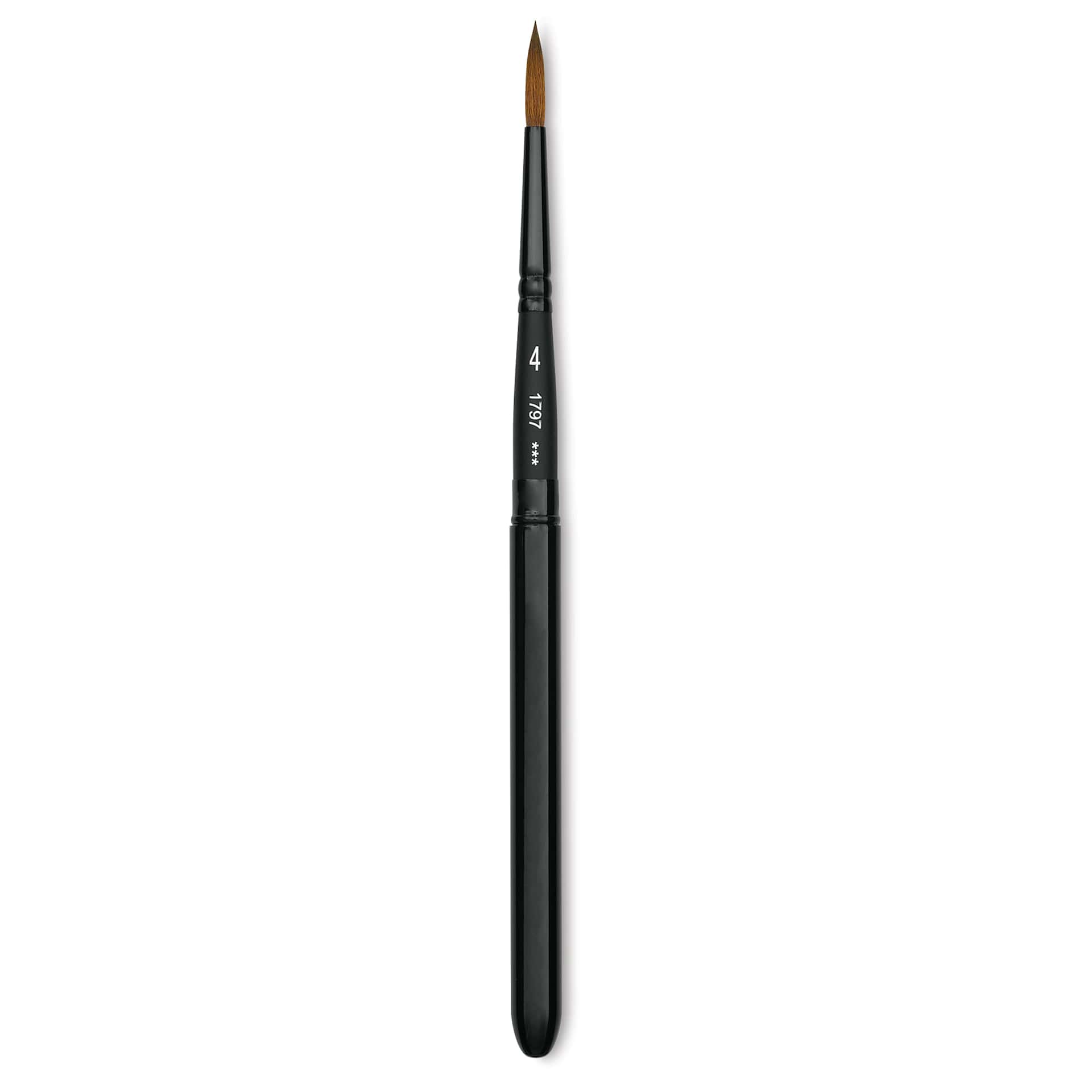 Raphaël Innovative Synthetic Kolinsky Travel Brush - Round, Size 4 (cap on end for a handle)