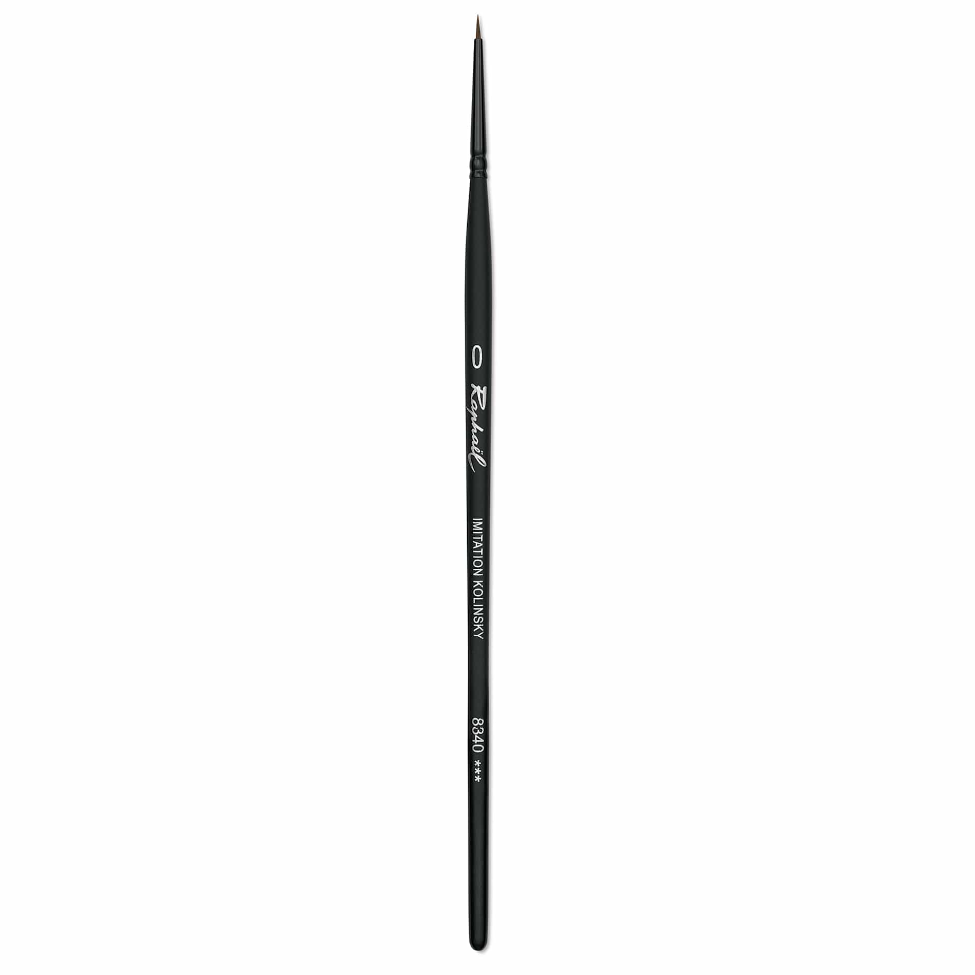 Raphaël Stradivarius Synthetic Kolinsky Sable Brush - Spotter, Size 0, Short Handle