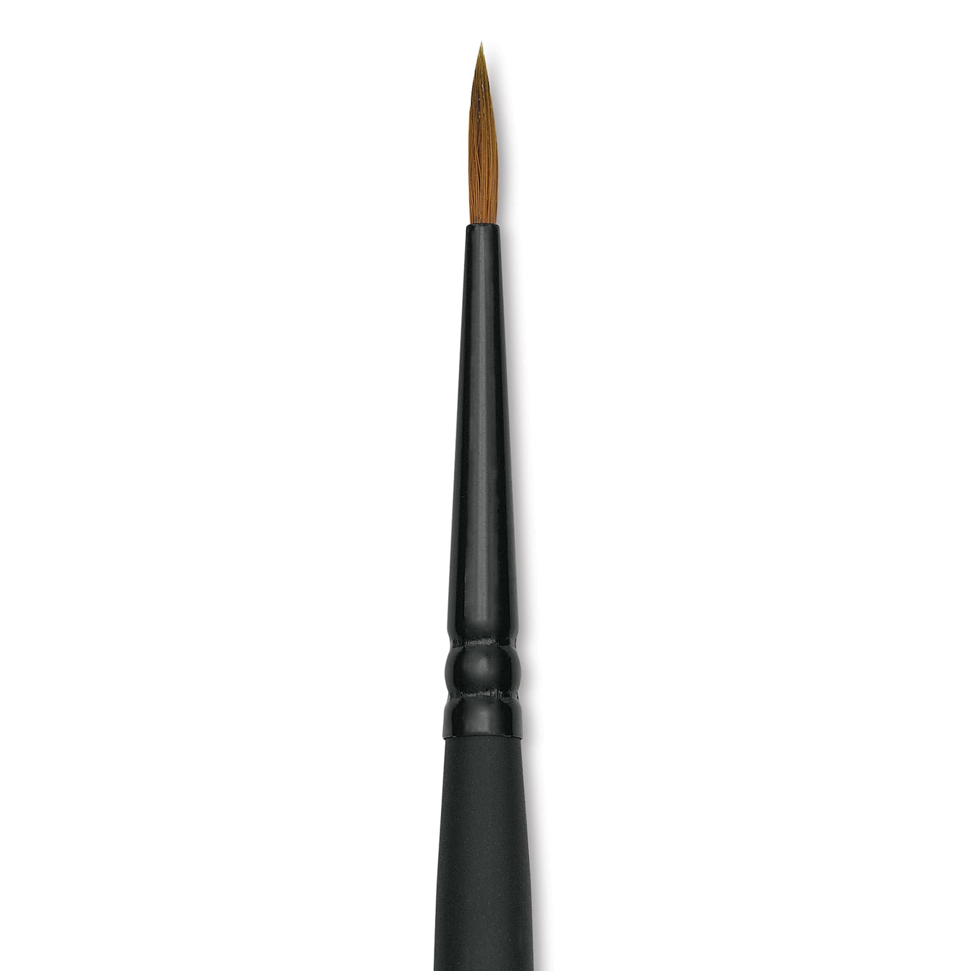 Raphaël Stradivarius Synthetic Kolinsky Sable Brush - Round, Size 2/0, Short Handle (close-up)