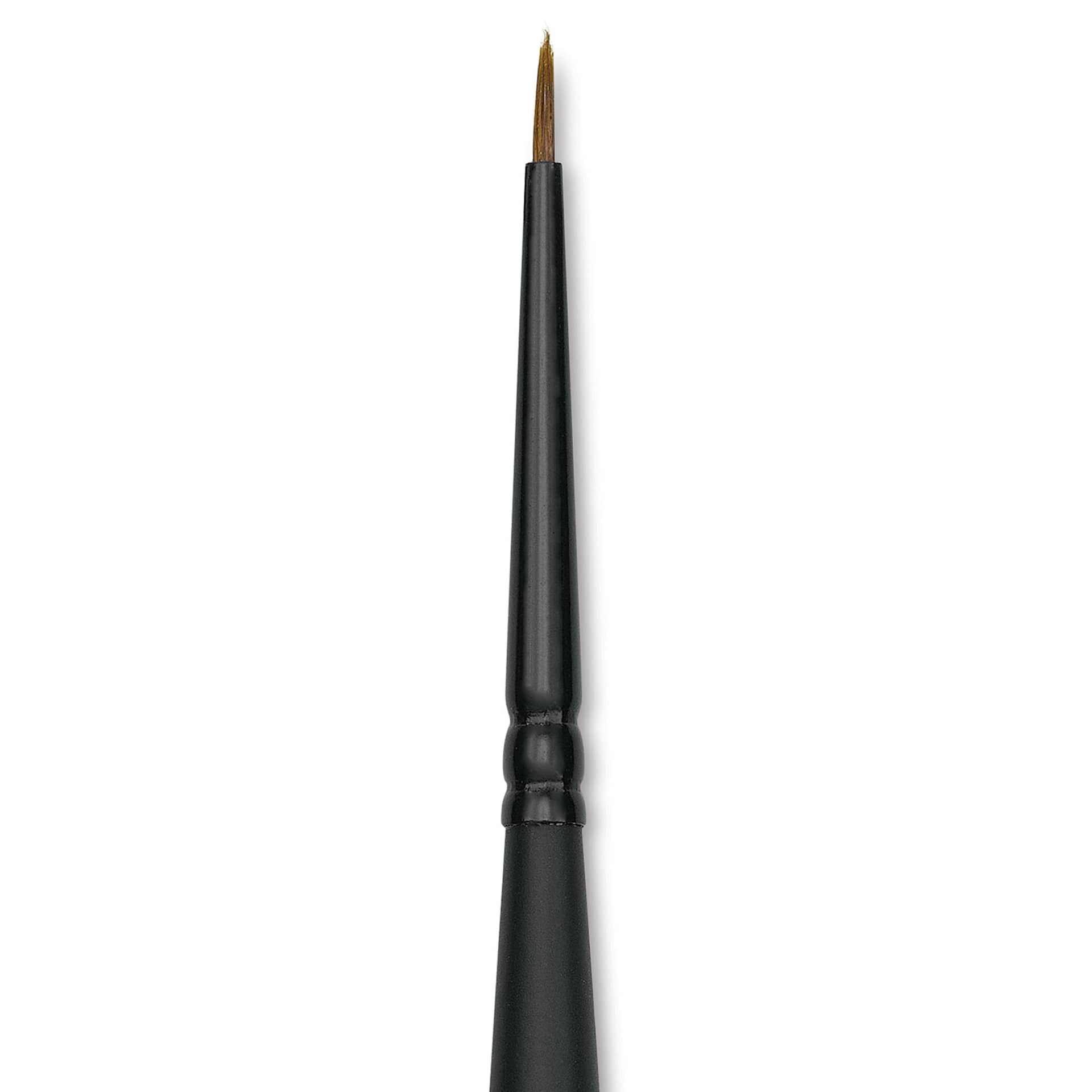 Raphaël Stradivarius Synthetic Kolinsky Sable Brush - Round, Size 5/0, Short Handle (close-up)