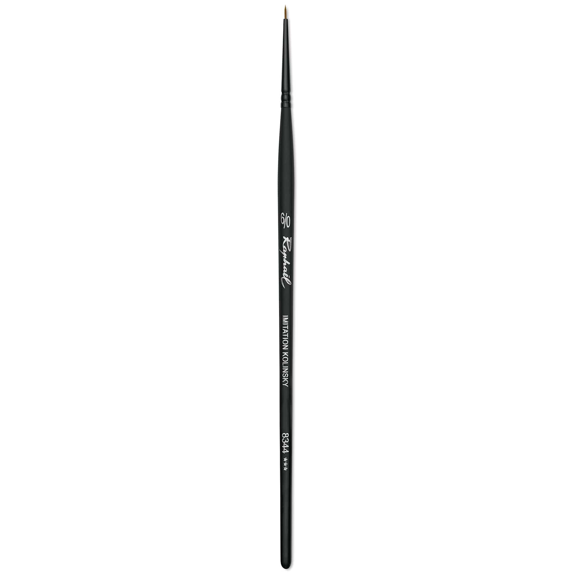 Raphaël Stradivarius Synthetic Kolinsky Sable Brush - Round, Size 6/0, Short Handle
